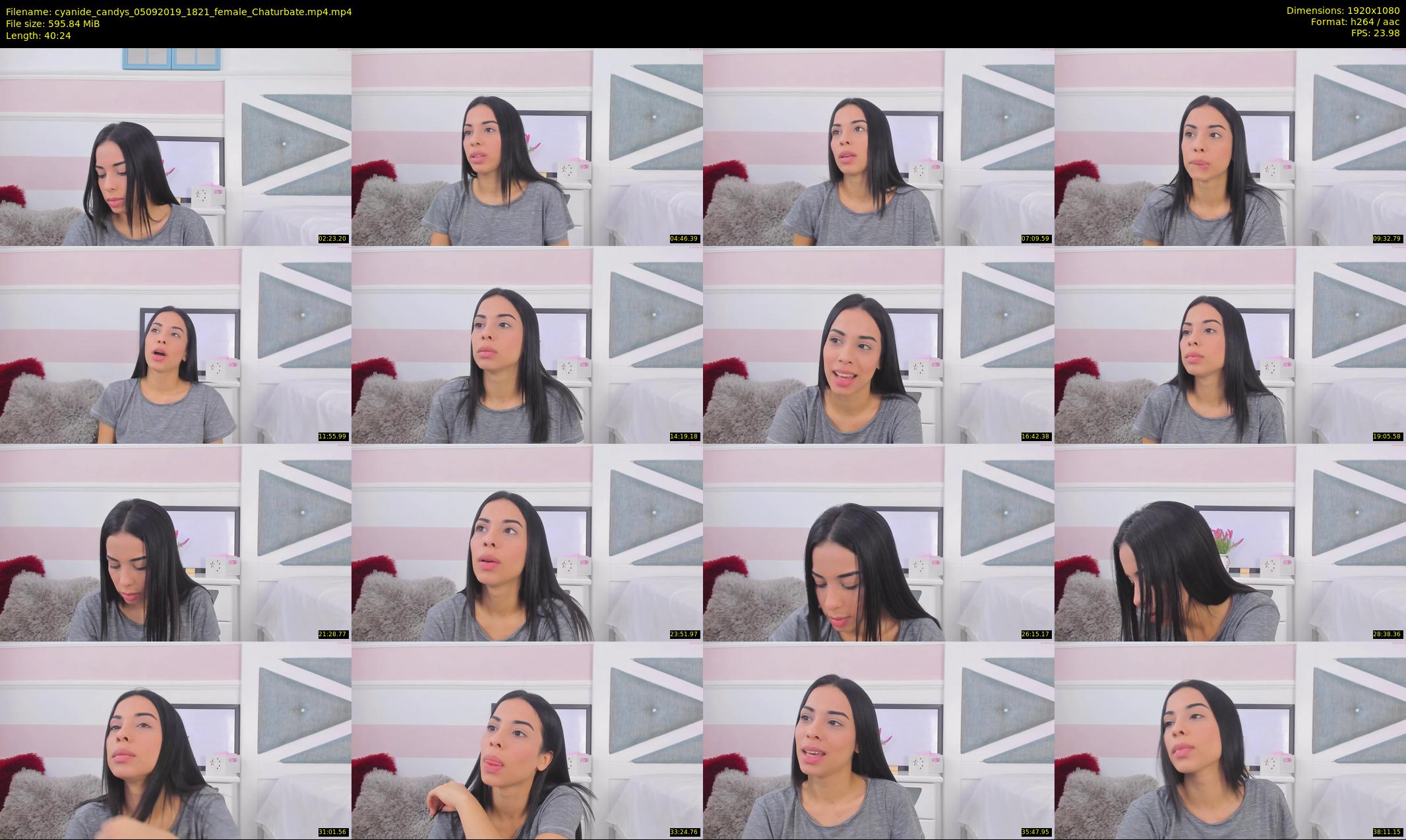cyanide_candys — 41 minute Chaturbate female cam show recording, 1080p, Sep 5, 2019