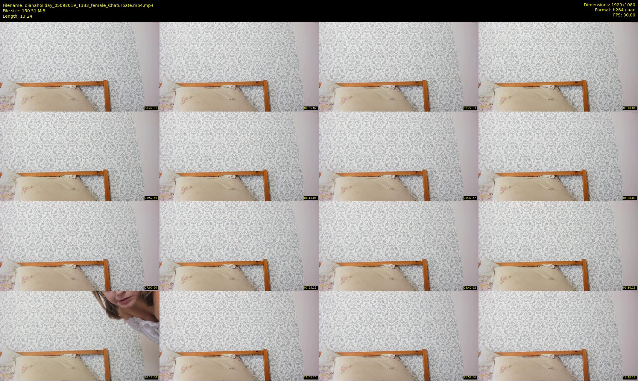 dianaholiday — 14 minute Chaturbate female cam show recording, 1080p, Sep 5, 2019