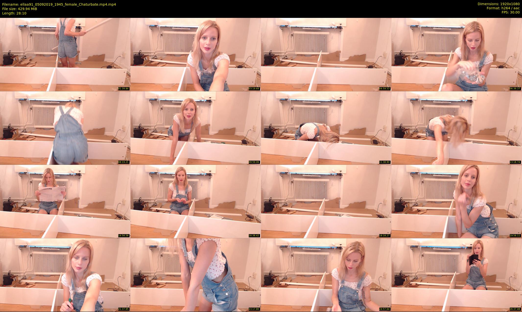 ellaa91 — 29 minute Chaturbate female cam show recording, 1080p, Sep 5, 2019