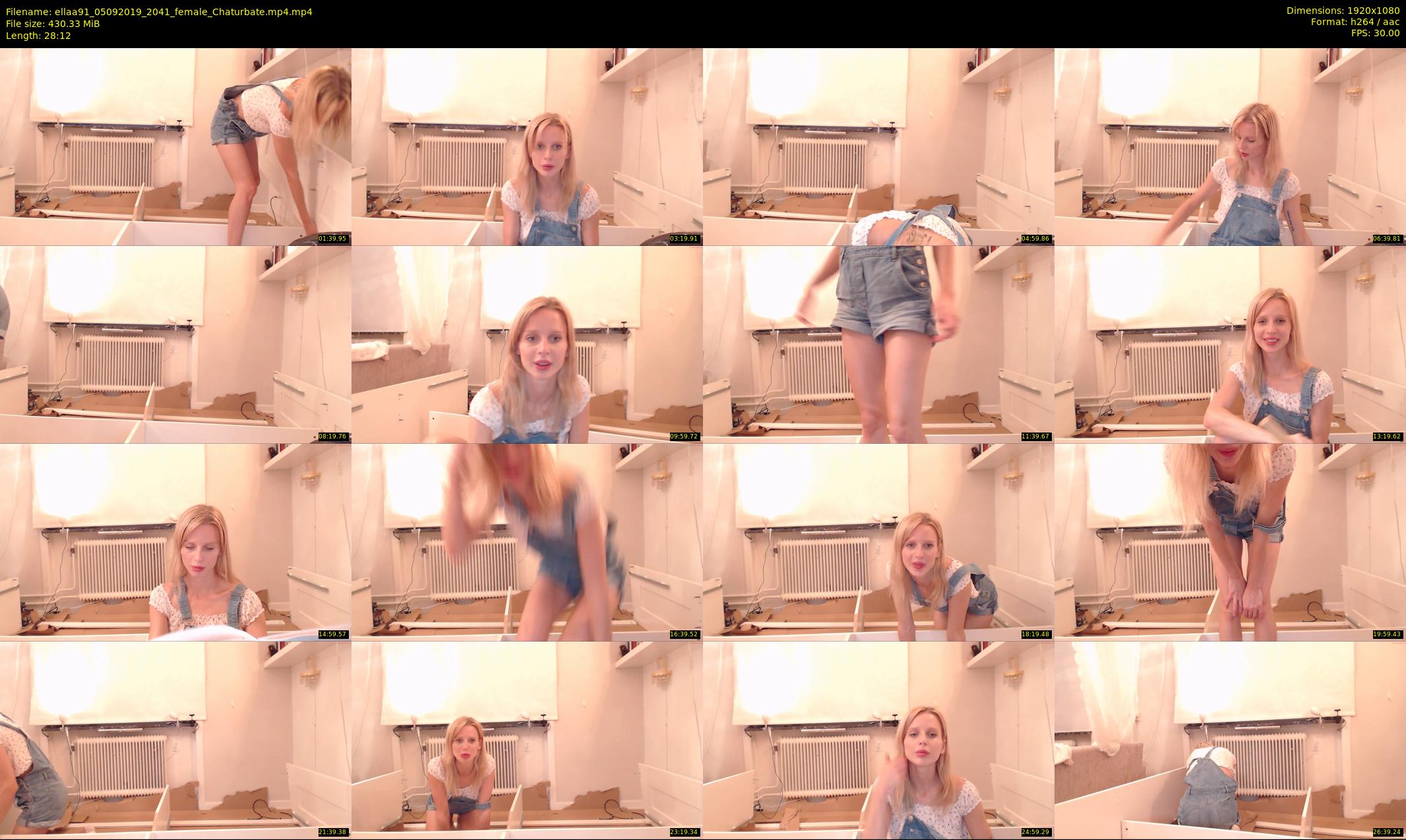ellaa91 — 29 minute Chaturbate female cam show recording, 1080p, Sep 5, 2019