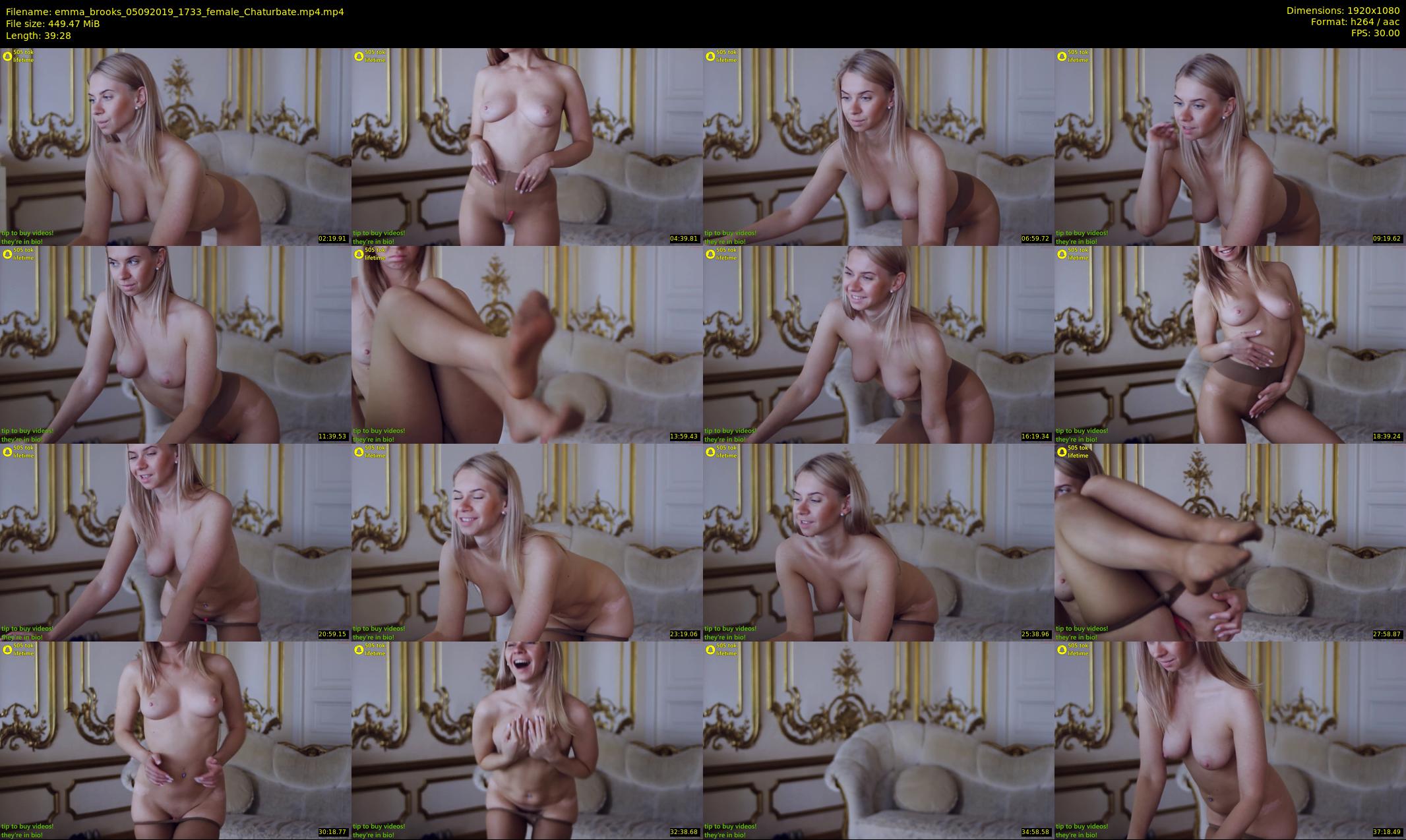 emma_brooks — 40 minute Chaturbate female cam show recording, 1080p, Sep 5, 2019