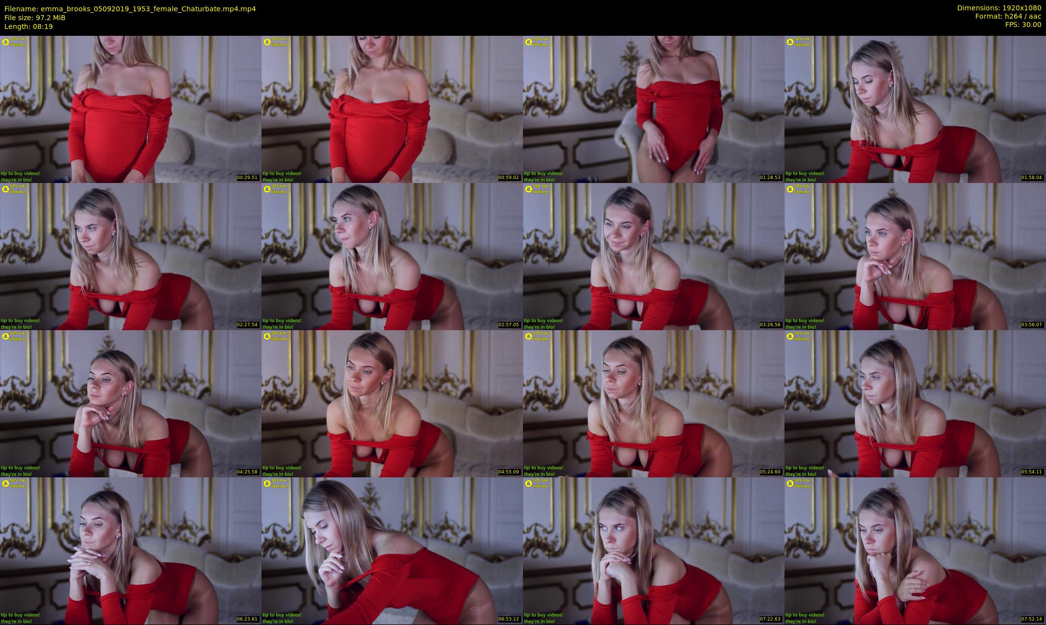 emma_brooks — 9 minute Chaturbate female cam show recording, 1080p, Sep 5, 2019