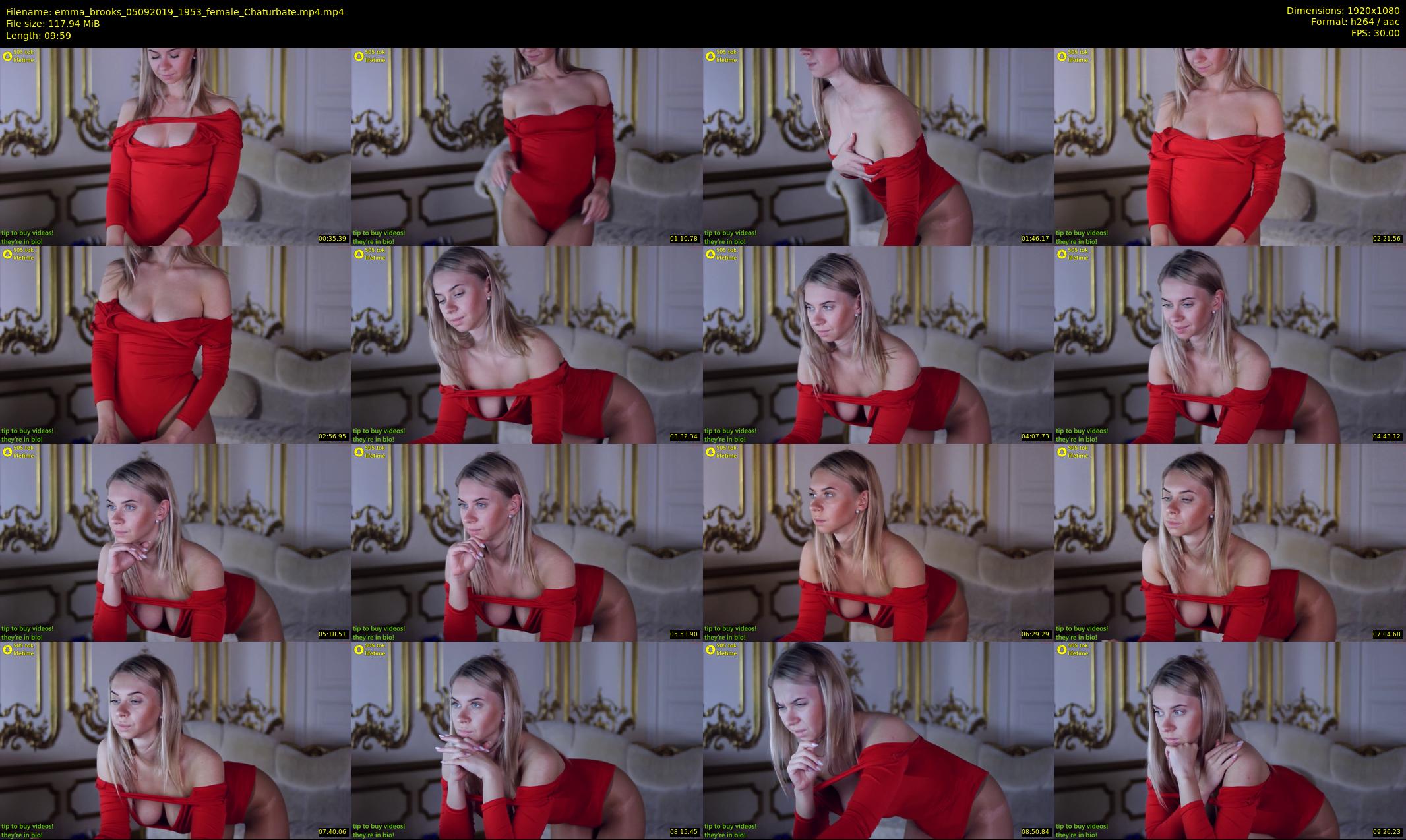 emma_brooks — 10 minute Chaturbate female cam show recording, 1080p, Sep 5, 2019