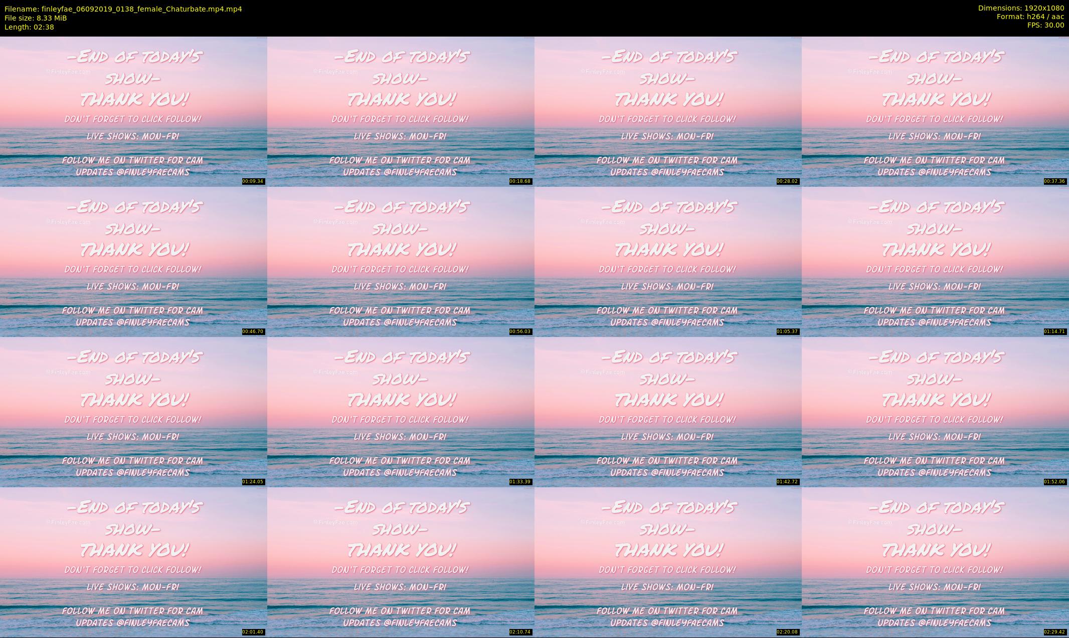 finleyfae — 3 minute Chaturbate female cam show recording, 1080p, Sep 6, 2019