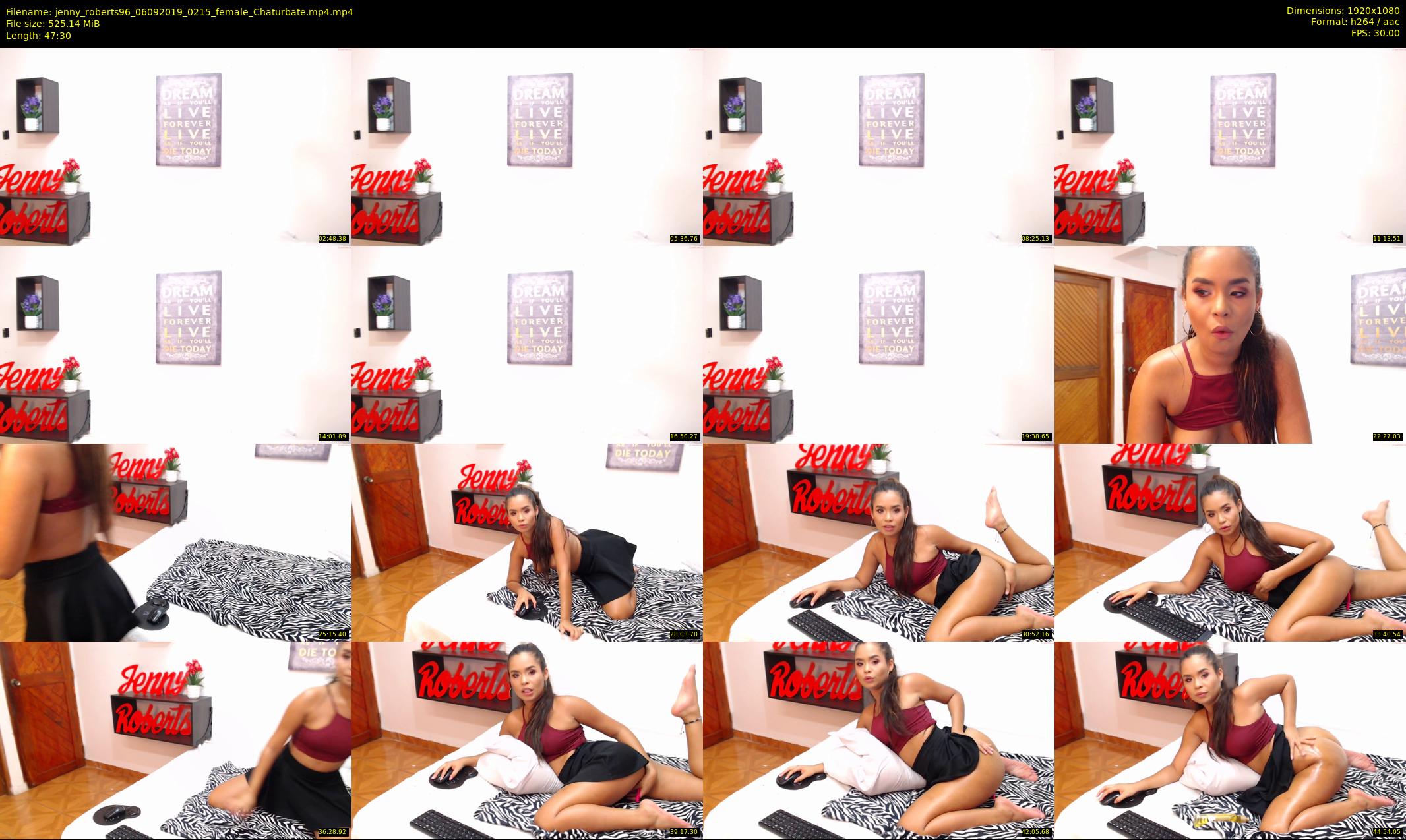 jenny_roberts96 — 48 minute Chaturbate female cam show recording, 1080p, Sep 6, 2019
