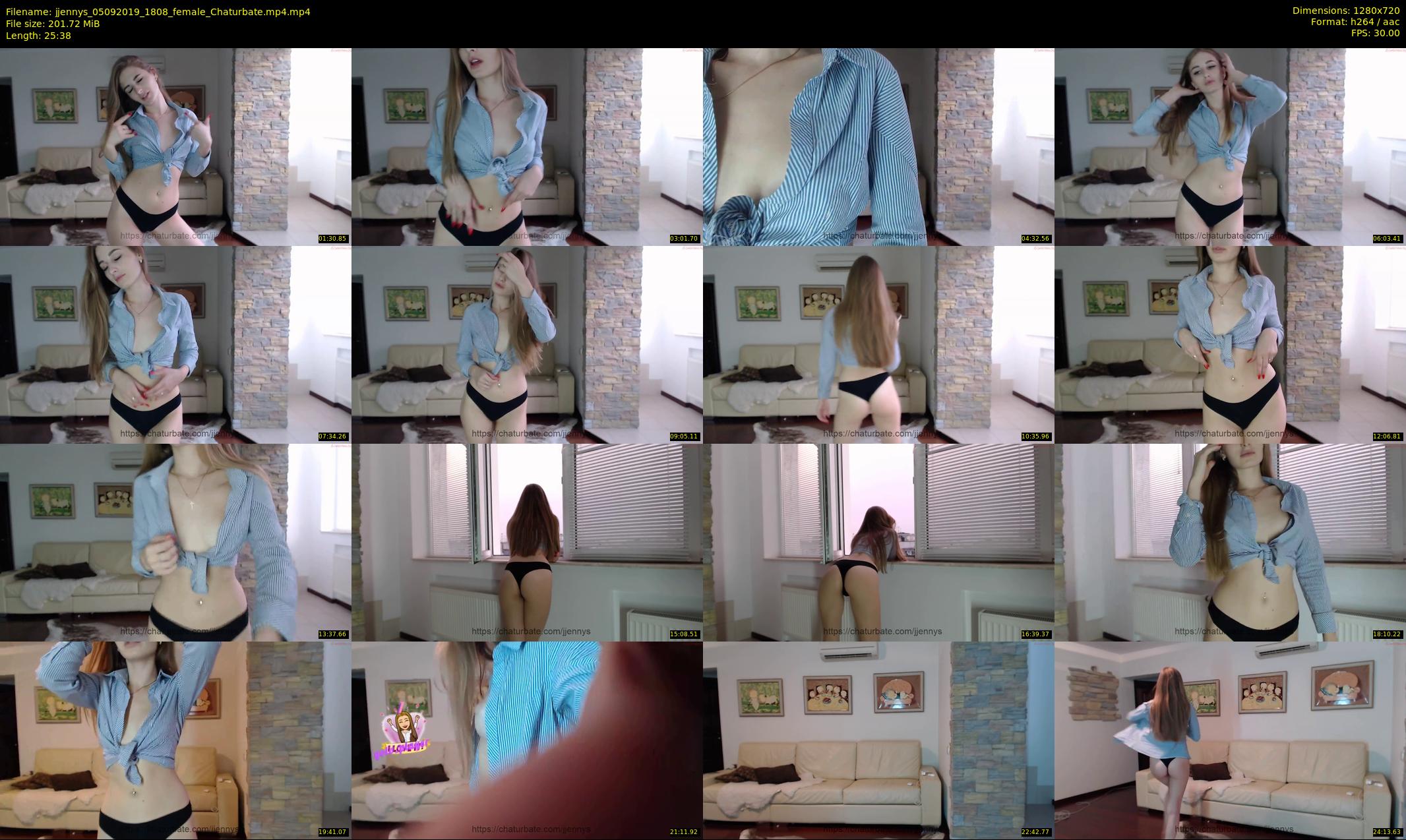 jjennys — 26 minute Chaturbate female cam show recording, 720p, Sep 5, 2019