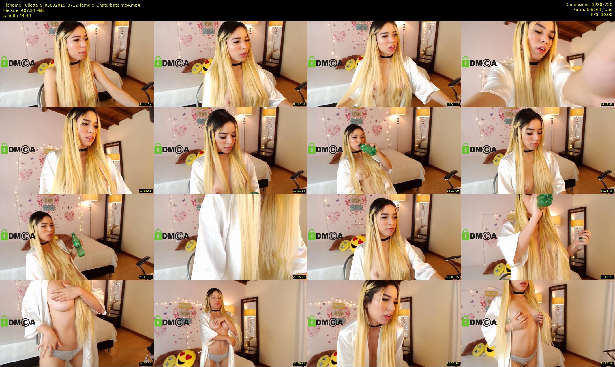julietta_9 — 45 minute Chaturbate female cam show recording, 720p, Sep 5, 2019