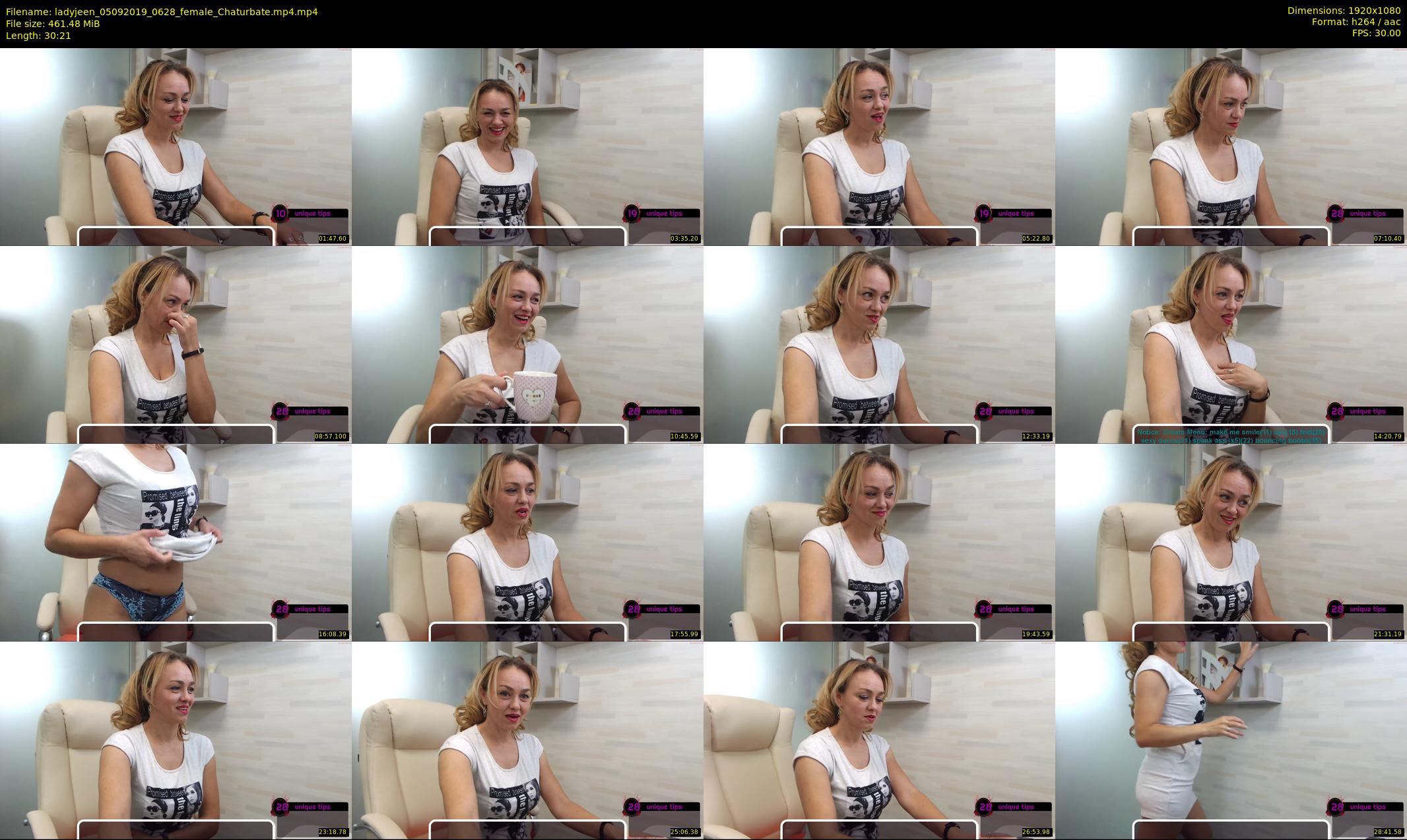 ladyjeen — 31 minute Chaturbate female cam show recording, 1080p, Sep 5, 2019