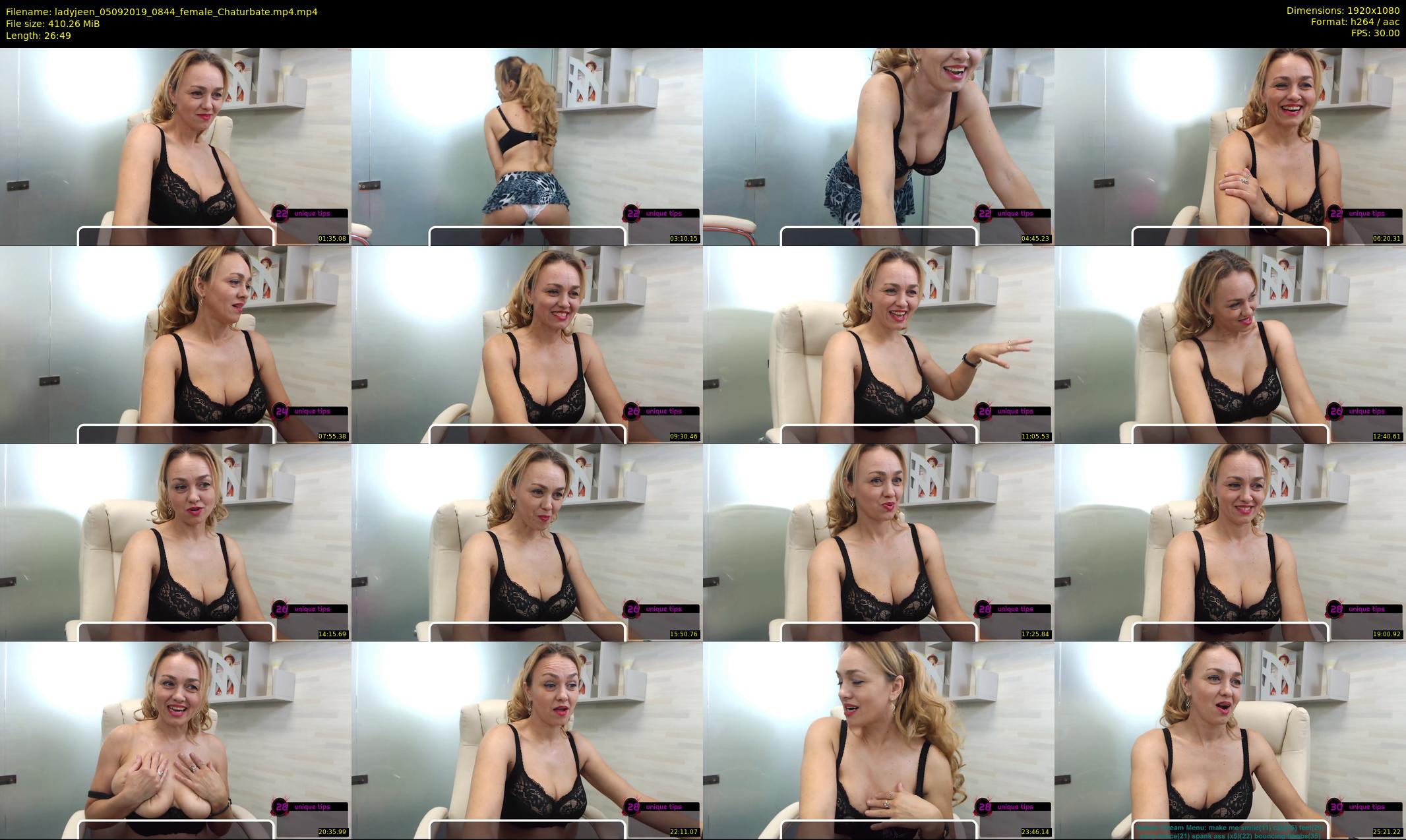 ladyjeen — 27 minute Chaturbate female cam show recording, 1080p, Sep 5, 2019
