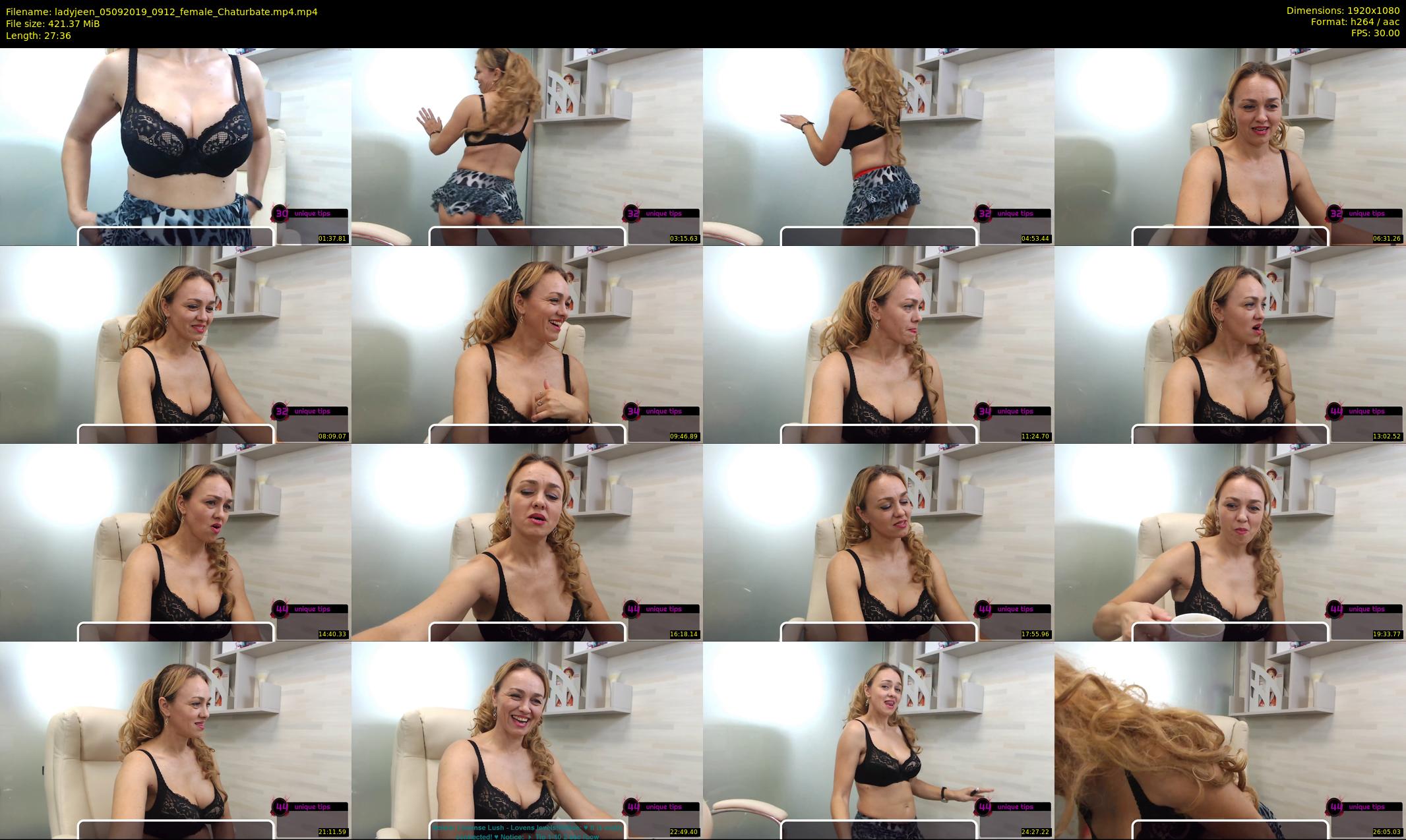 ladyjeen — 28 minute Chaturbate female cam show recording, 1080p, Sep 5, 2019