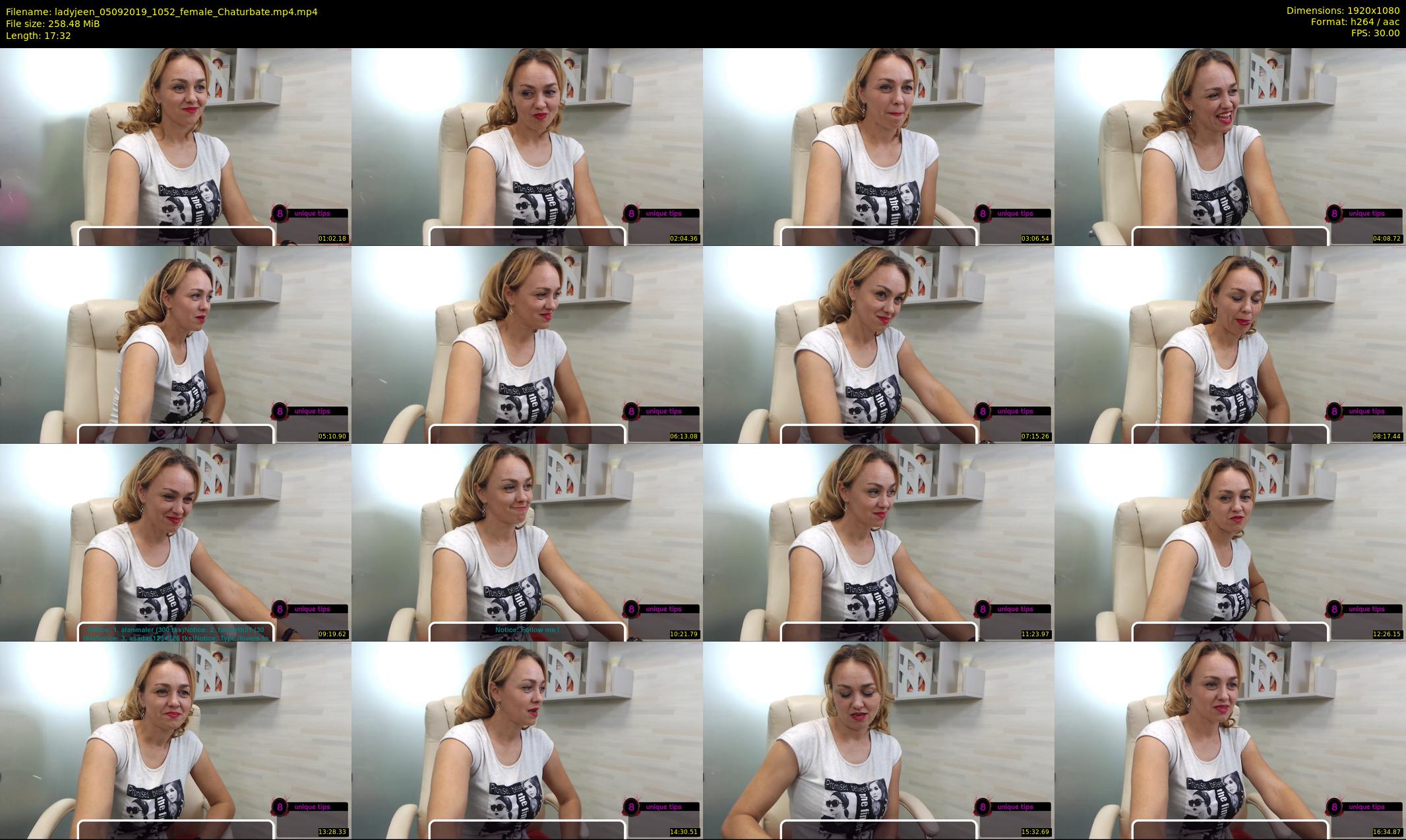 ladyjeen — 18 minute Chaturbate female cam show recording, 1080p, Sep 5, 2019