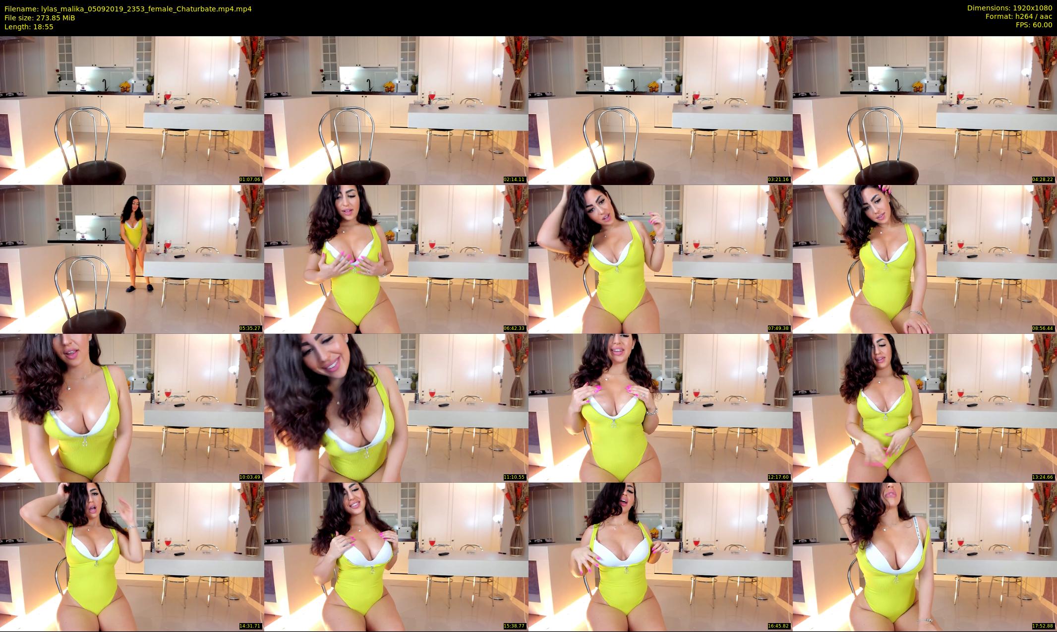 lylas_malika — 19 minute Chaturbate female cam show recording, 1080p, Sep 5, 2019