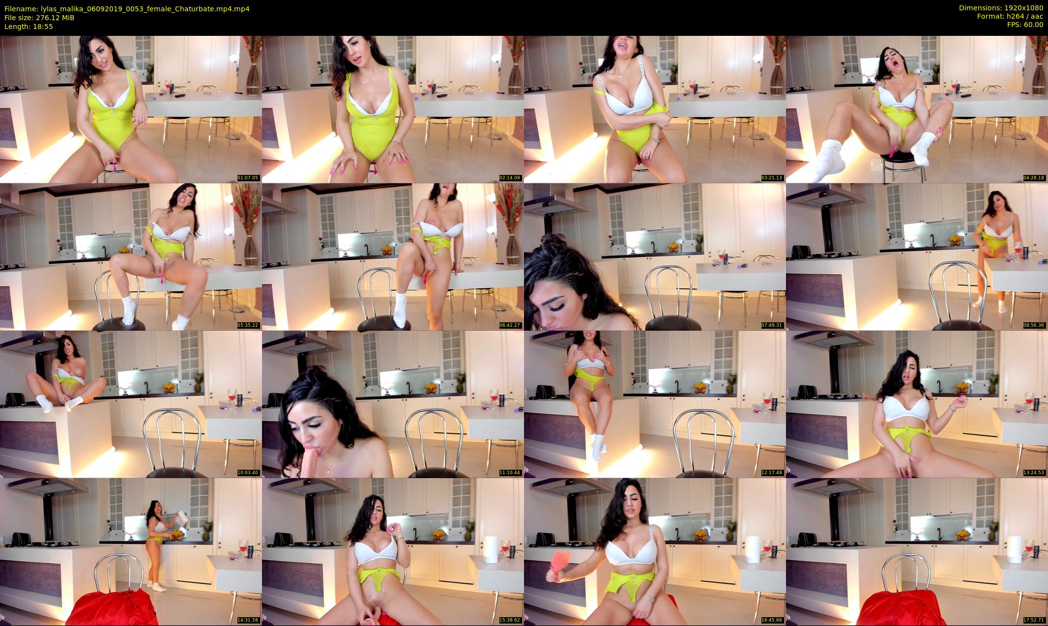 lylas_malika — 19 minute Chaturbate female cam show recording, 1080p, Sep 6, 2019