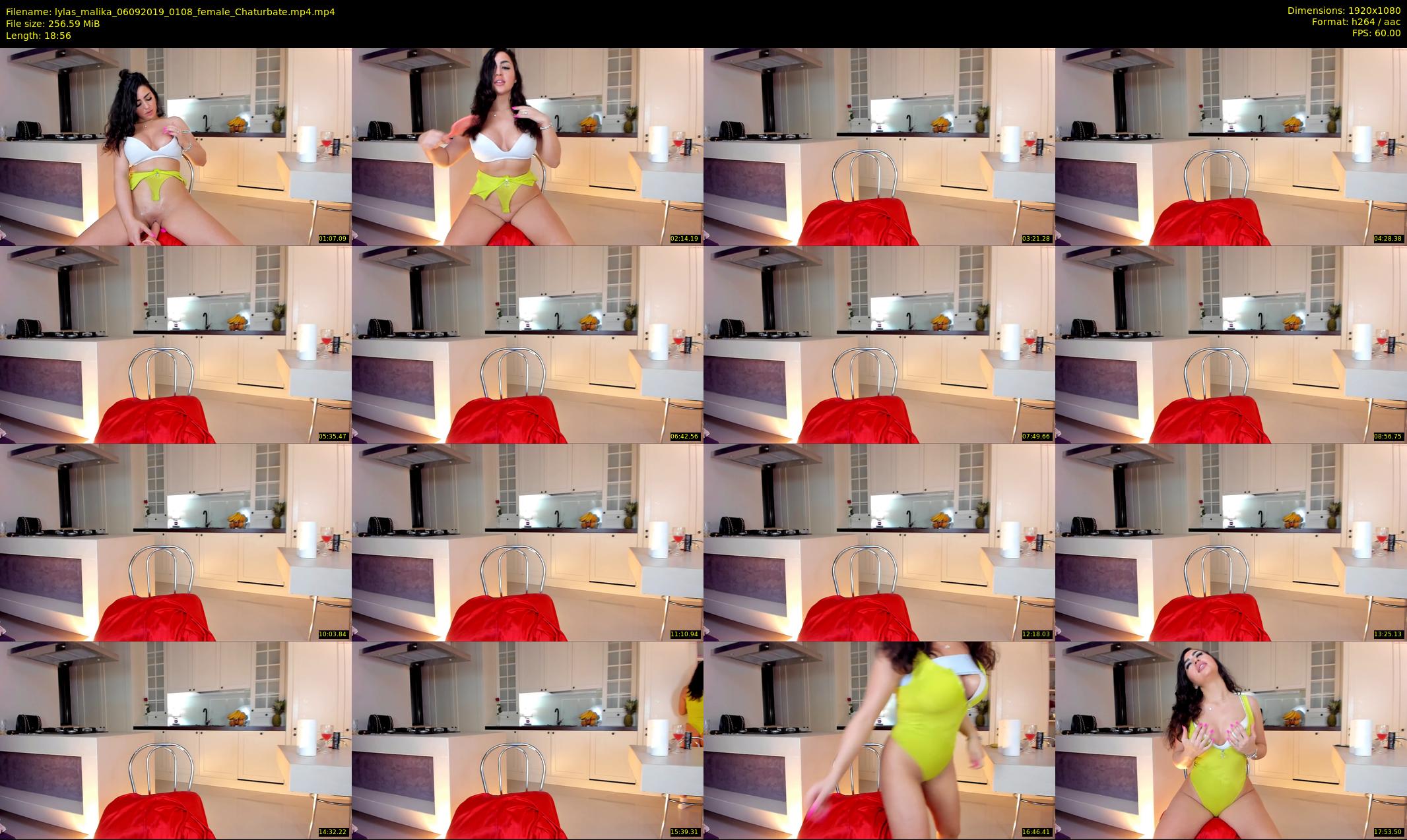 lylas_malika — 19 minute Chaturbate female cam show recording, 1080p, Sep 6, 2019