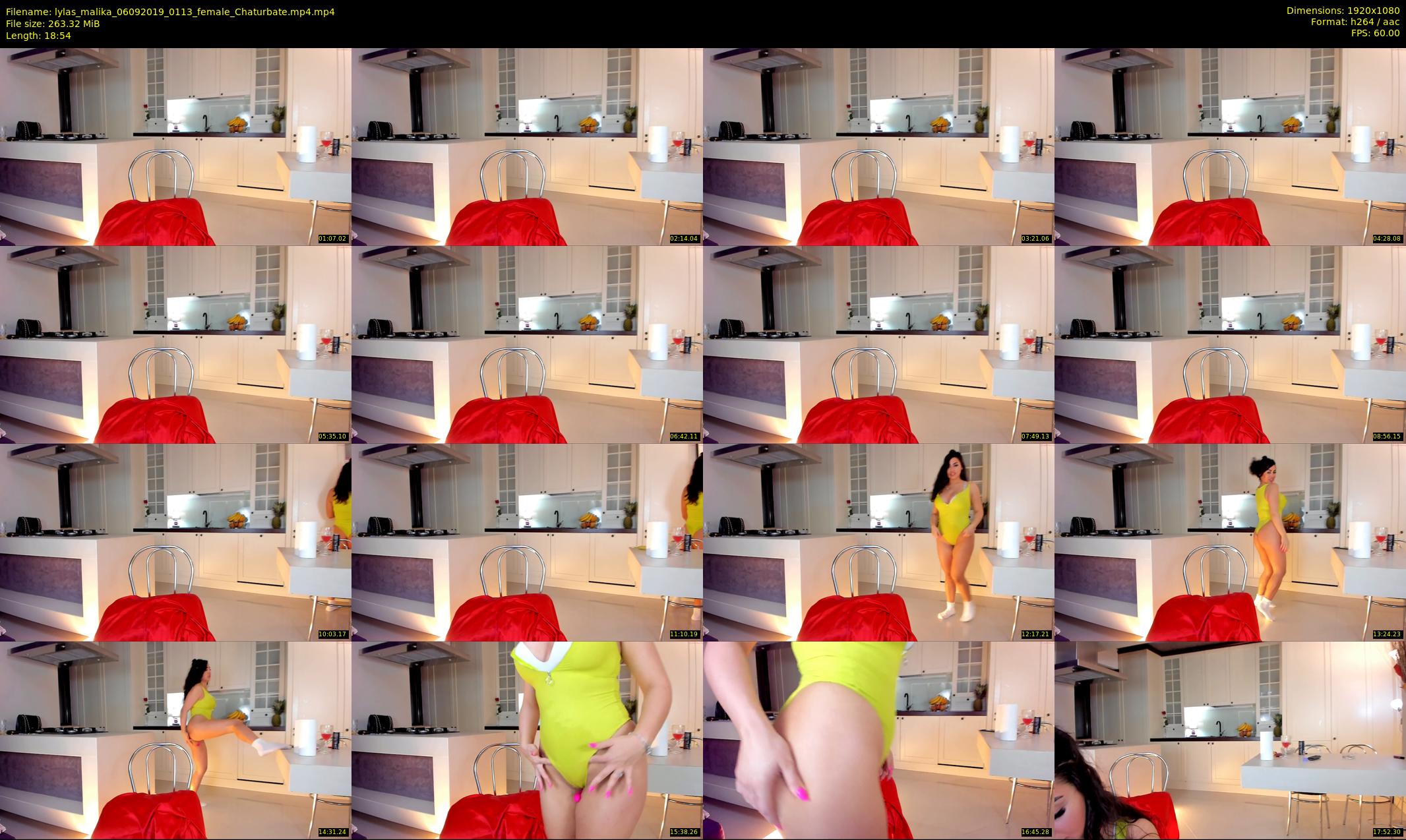 lylas_malika — 19 minute Chaturbate female cam show recording, 1080p, Sep 6, 2019