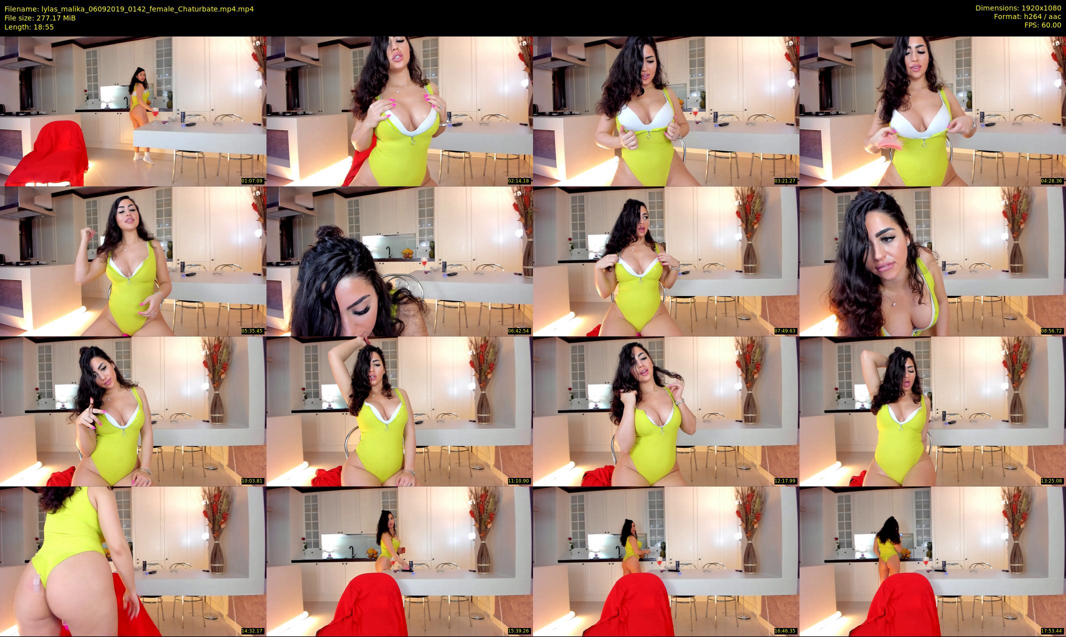 lylas_malika — 19 minute Chaturbate female cam show recording, 1080p, Sep 6, 2019