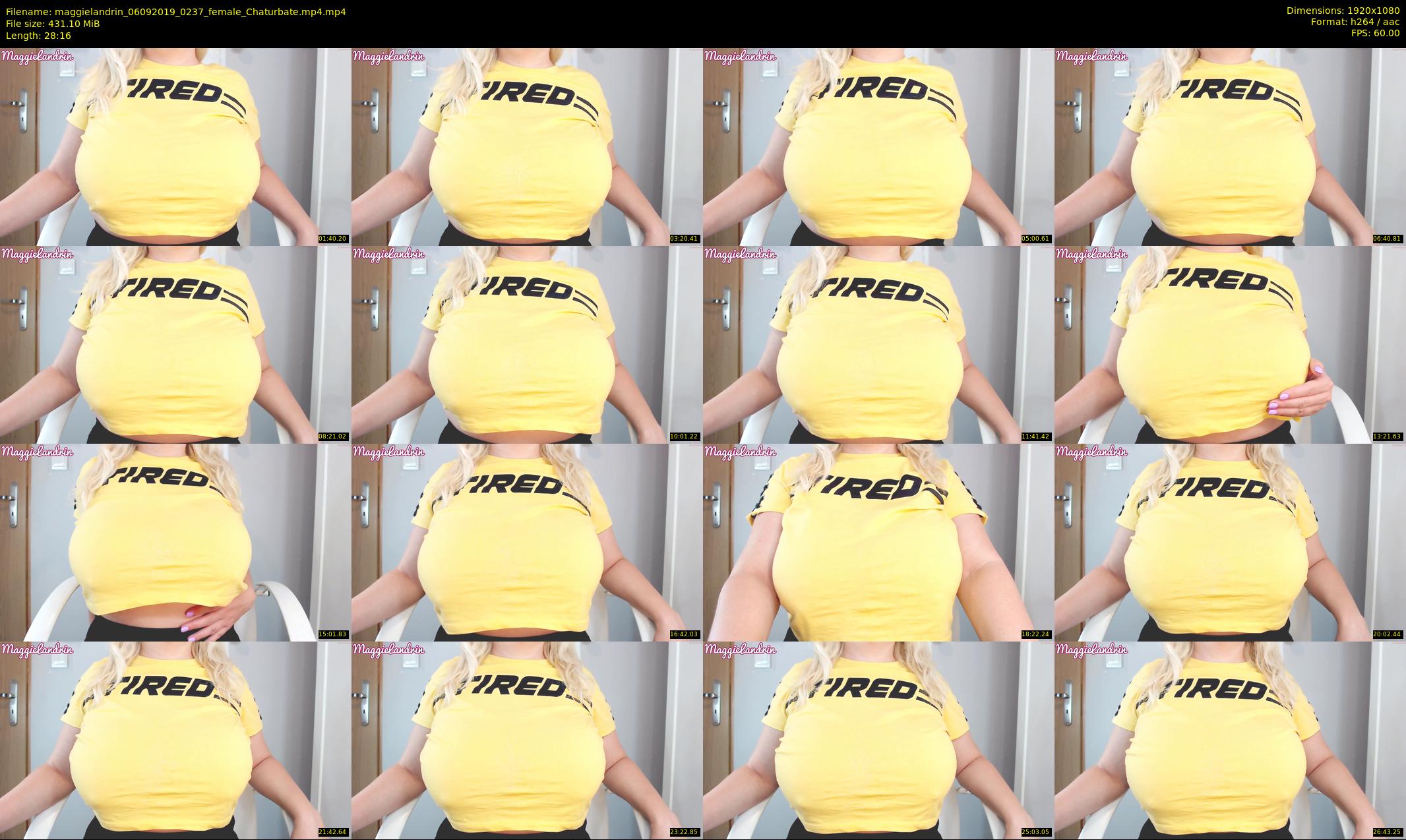maggielandrin — 29 minute Chaturbate female cam show recording, 1080p, Sep 6, 2019
