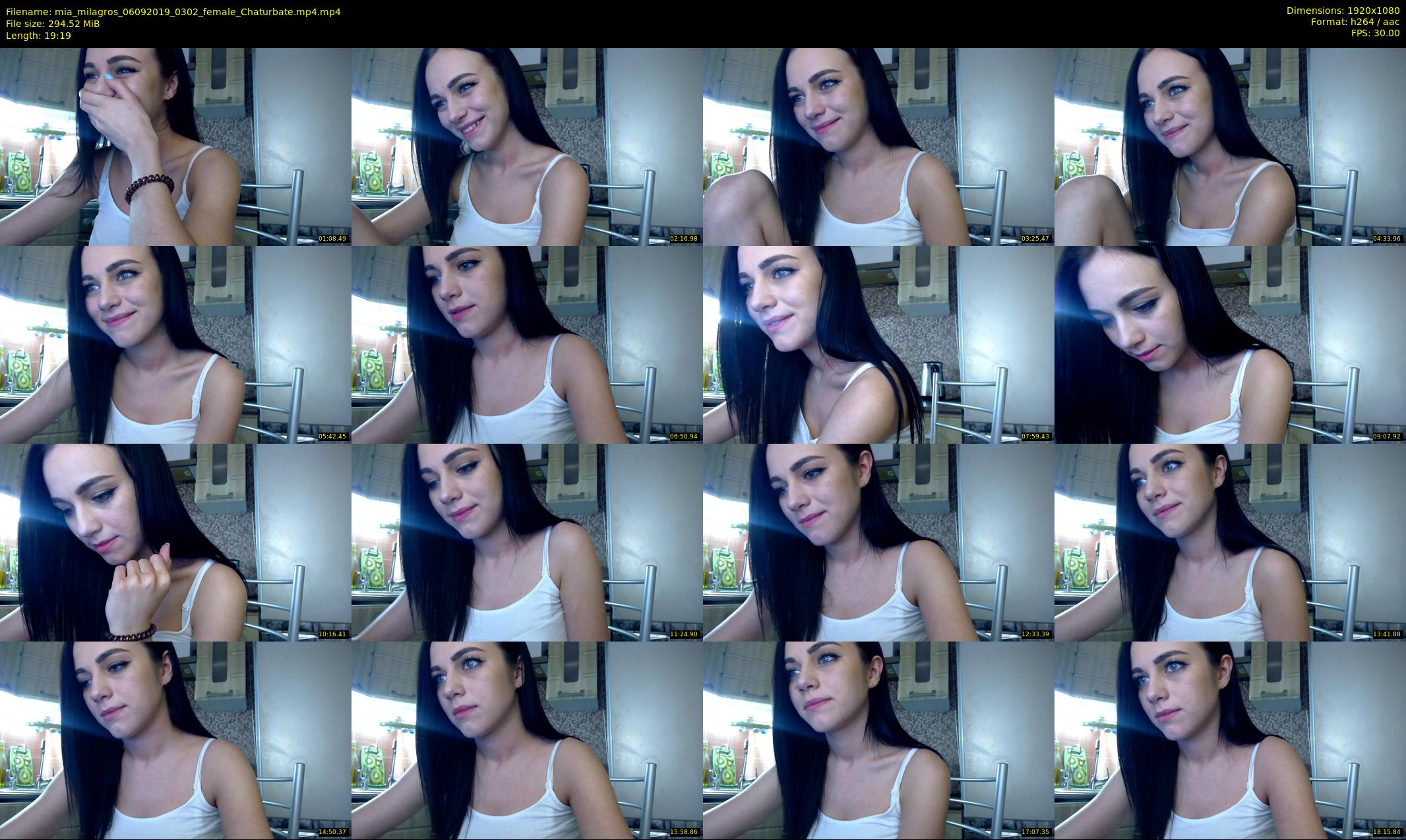 mia_milagros — 20 minute Chaturbate female cam show recording, 1080p, Sep 6, 2019