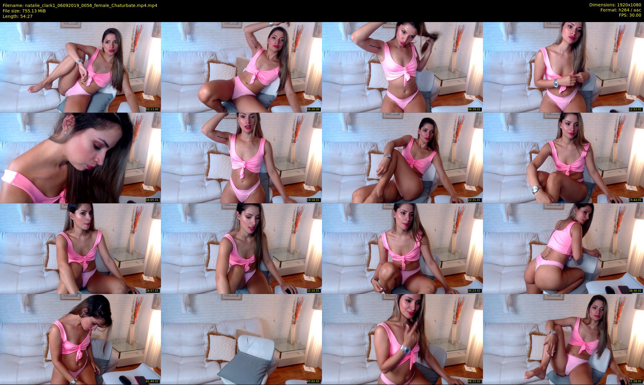 natalie_clark1 — 55 minute Chaturbate female cam show recording, 1080p, Sep 6, 2019