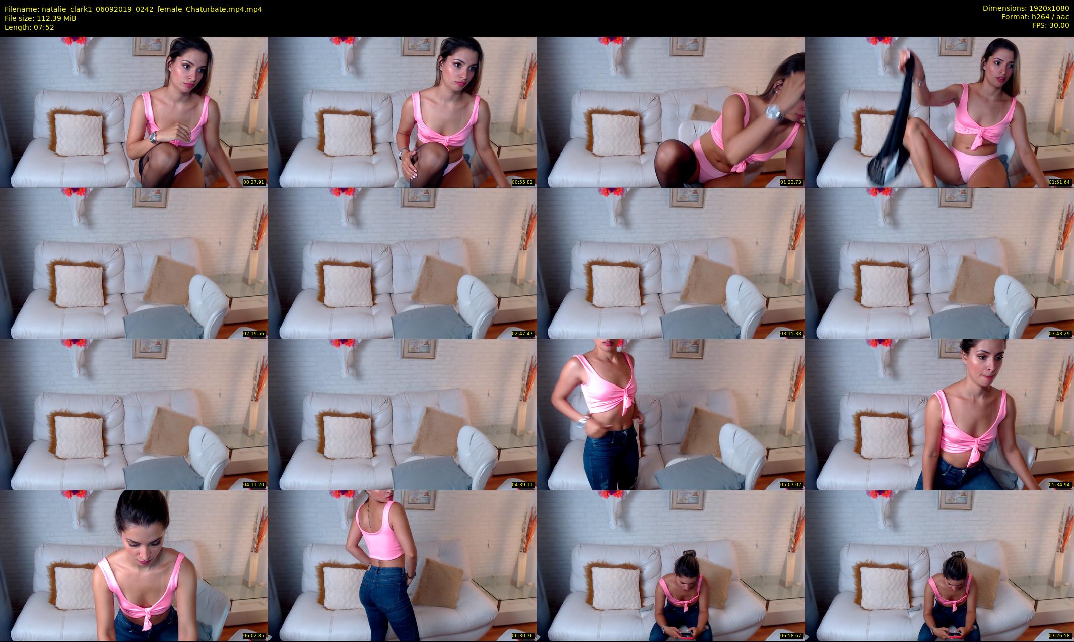 natalie_clark1 — 8 minute Chaturbate female cam show recording, 1080p, Sep 6, 2019