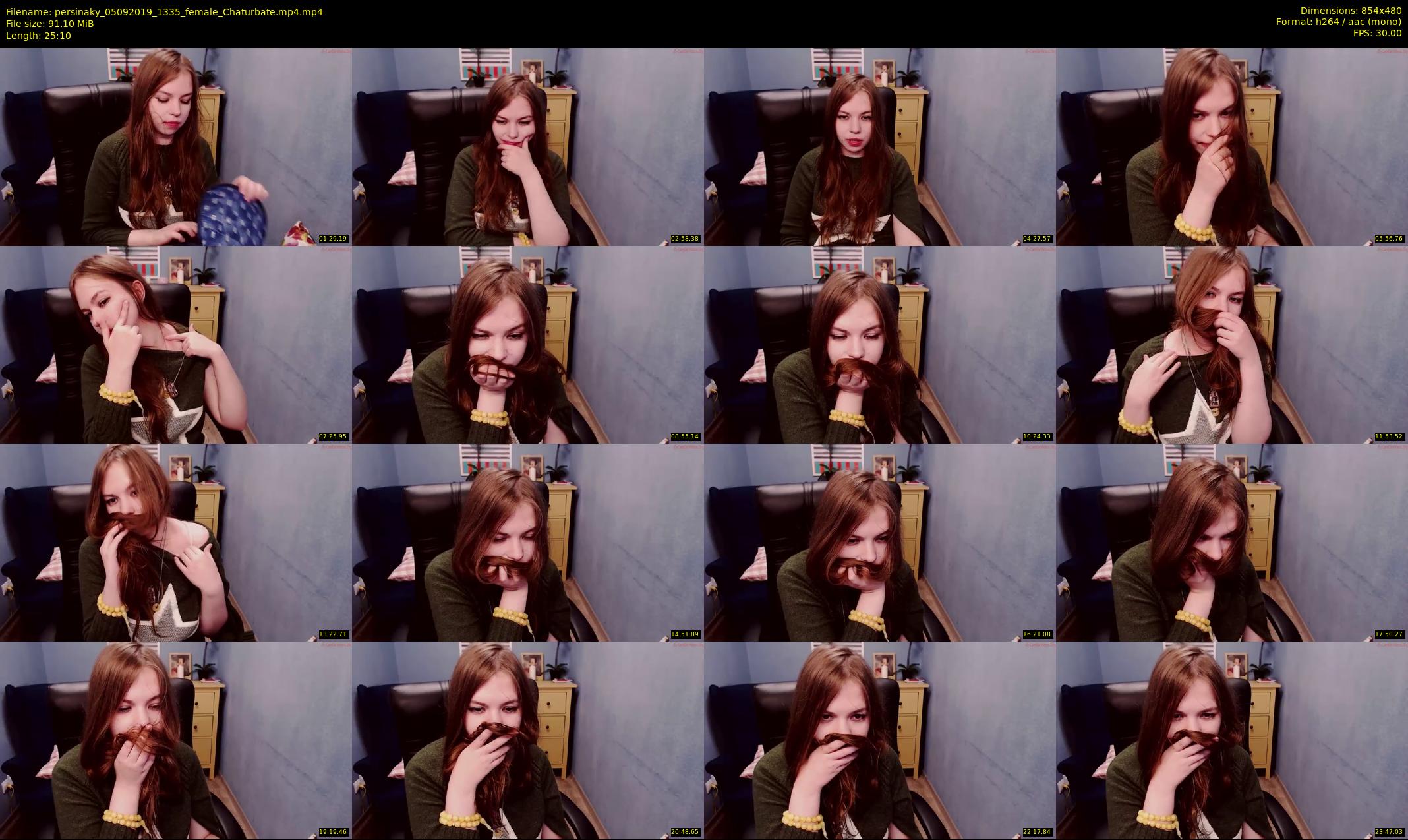 persinaky — 26 minute Chaturbate female cam show recording, 480p, Sep 5, 2019