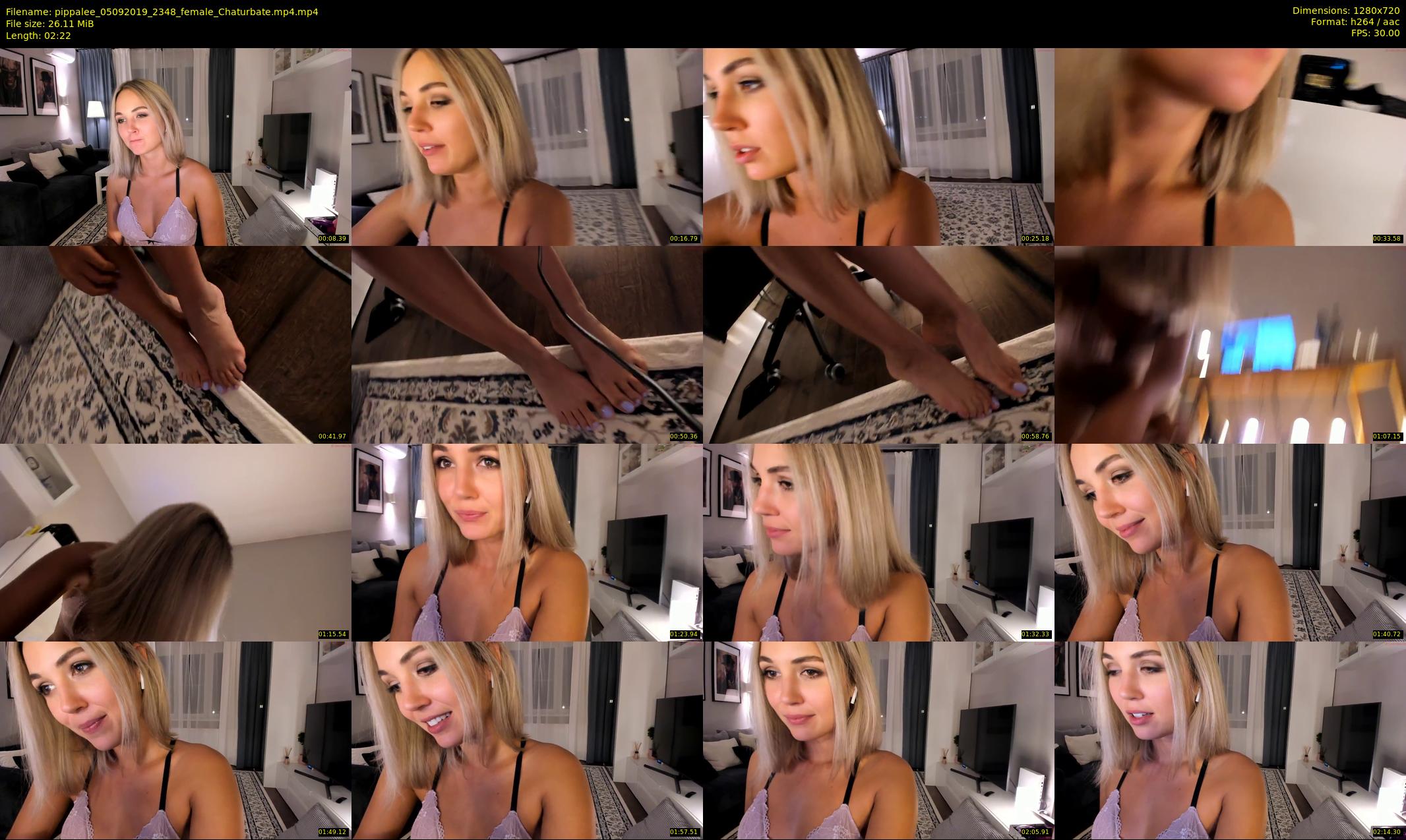 pippalee — 3 minute Chaturbate female cam show recording, 720p, Sep 5, 2019