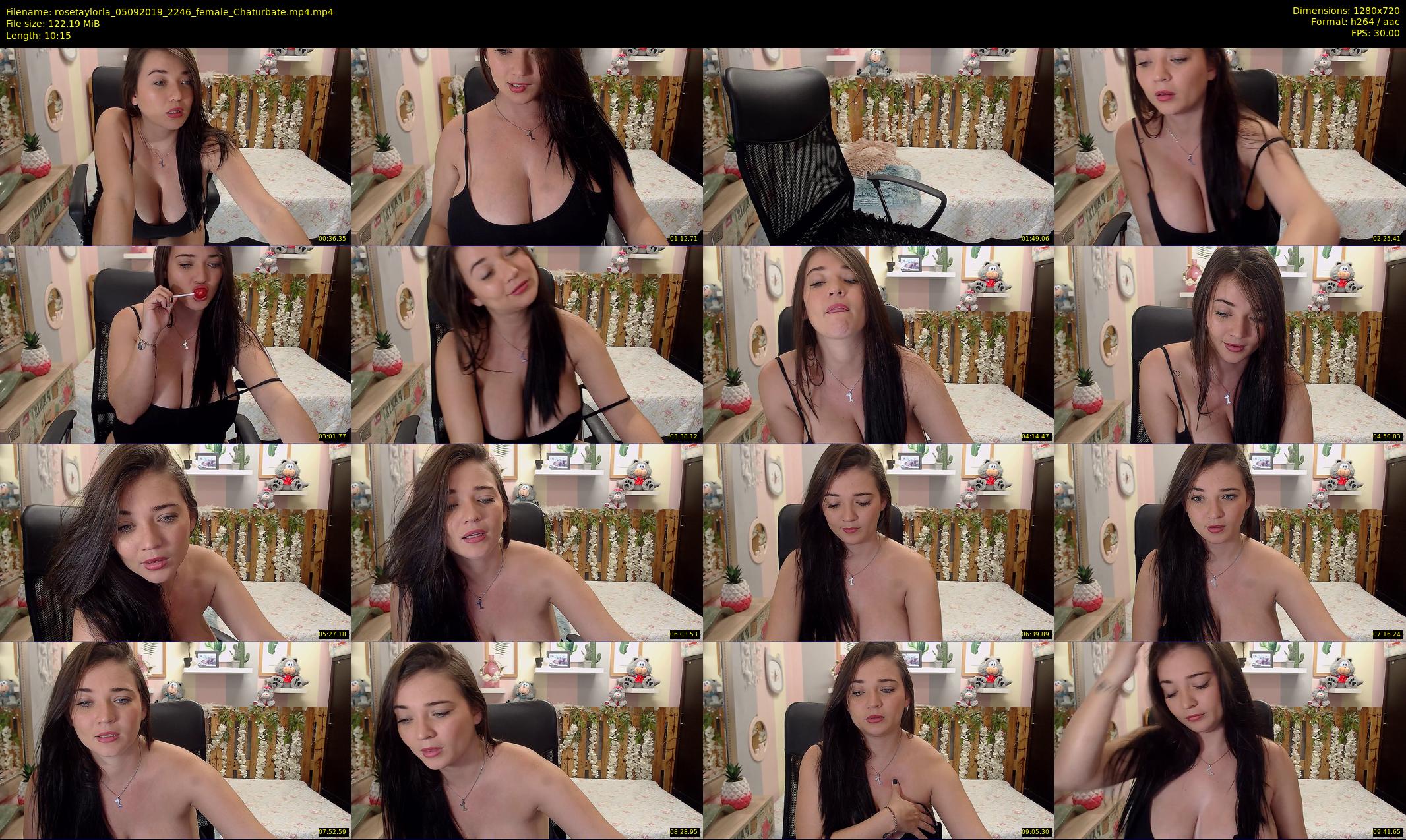rosetaylorla — 11 minute Chaturbate female cam show recording, 720p, Sep 5, 2019