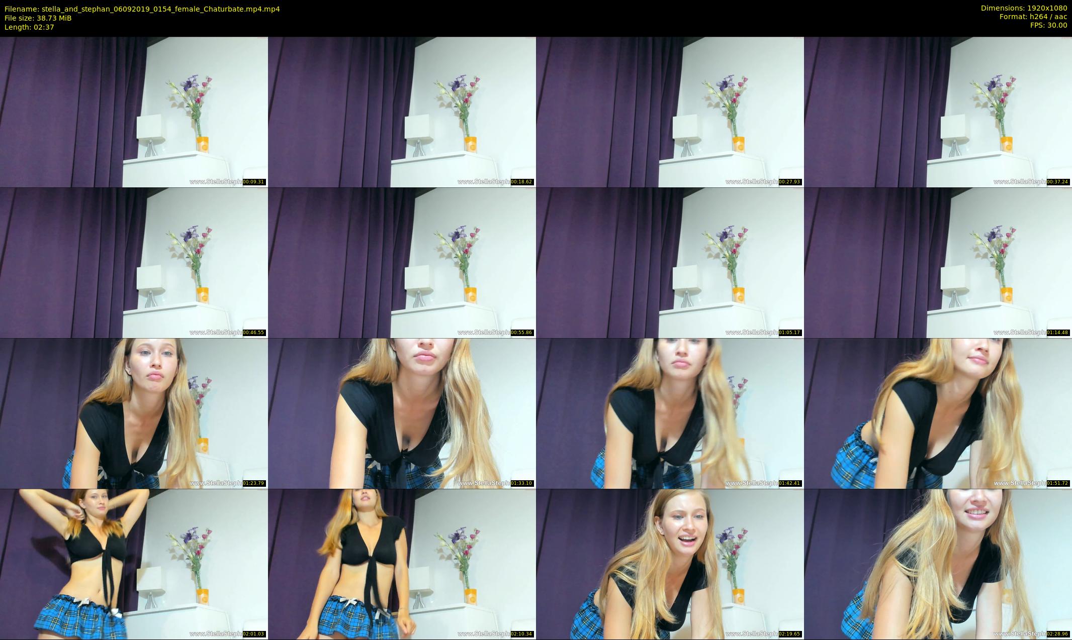 stella_and_stephan — 3 minute Chaturbate couple cam show recording, 1080p, Sep 6, 2019