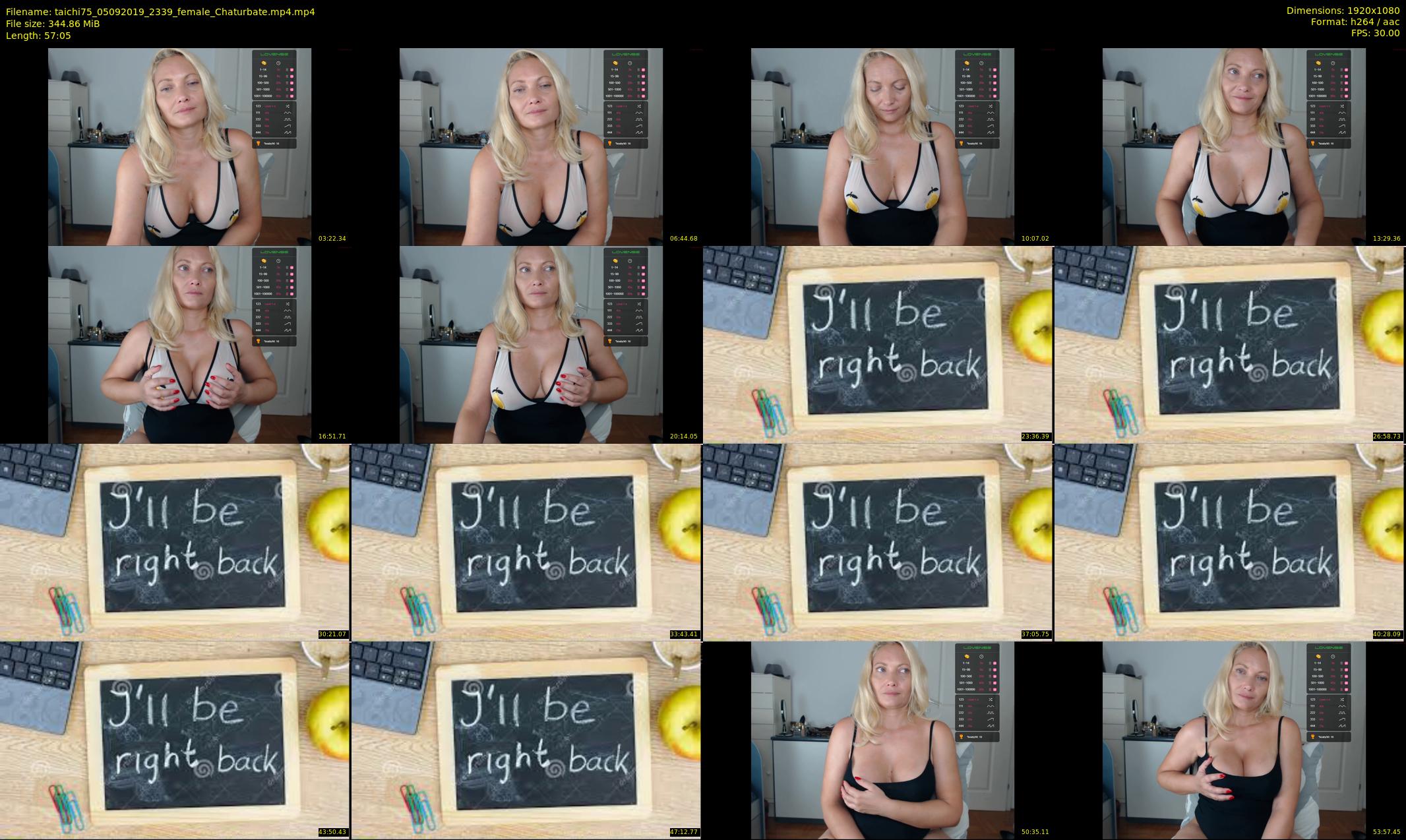 taichi75 — 58 minute Chaturbate female cam show recording, 1080p, Sep 5, 2019