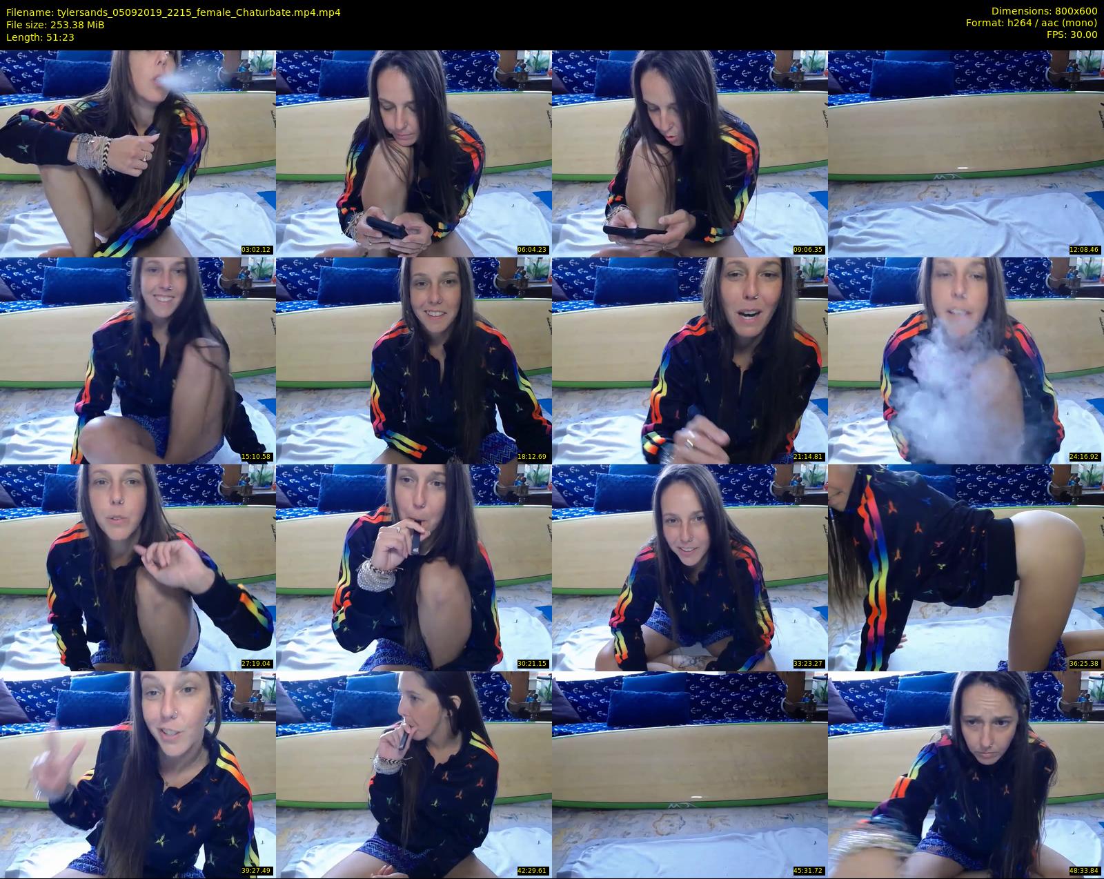 tylersands — 52 minute Chaturbate female cam show recording, 480p, Sep 5, 2019