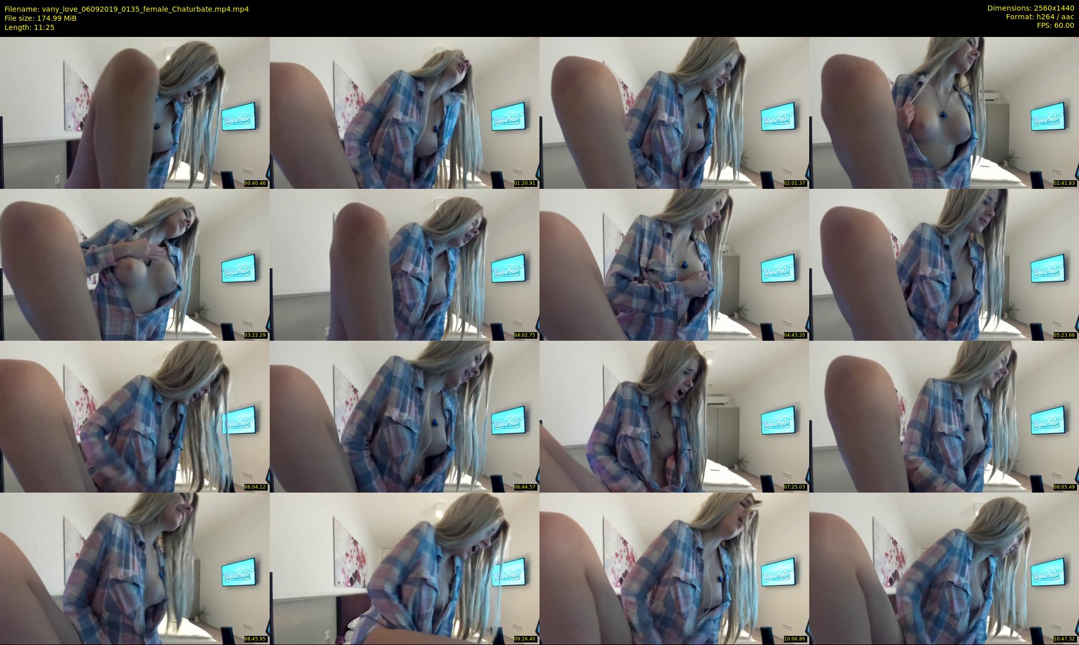 vany_love — 12 minute Chaturbate female cam show recording, 1080p, Sep 6, 2019