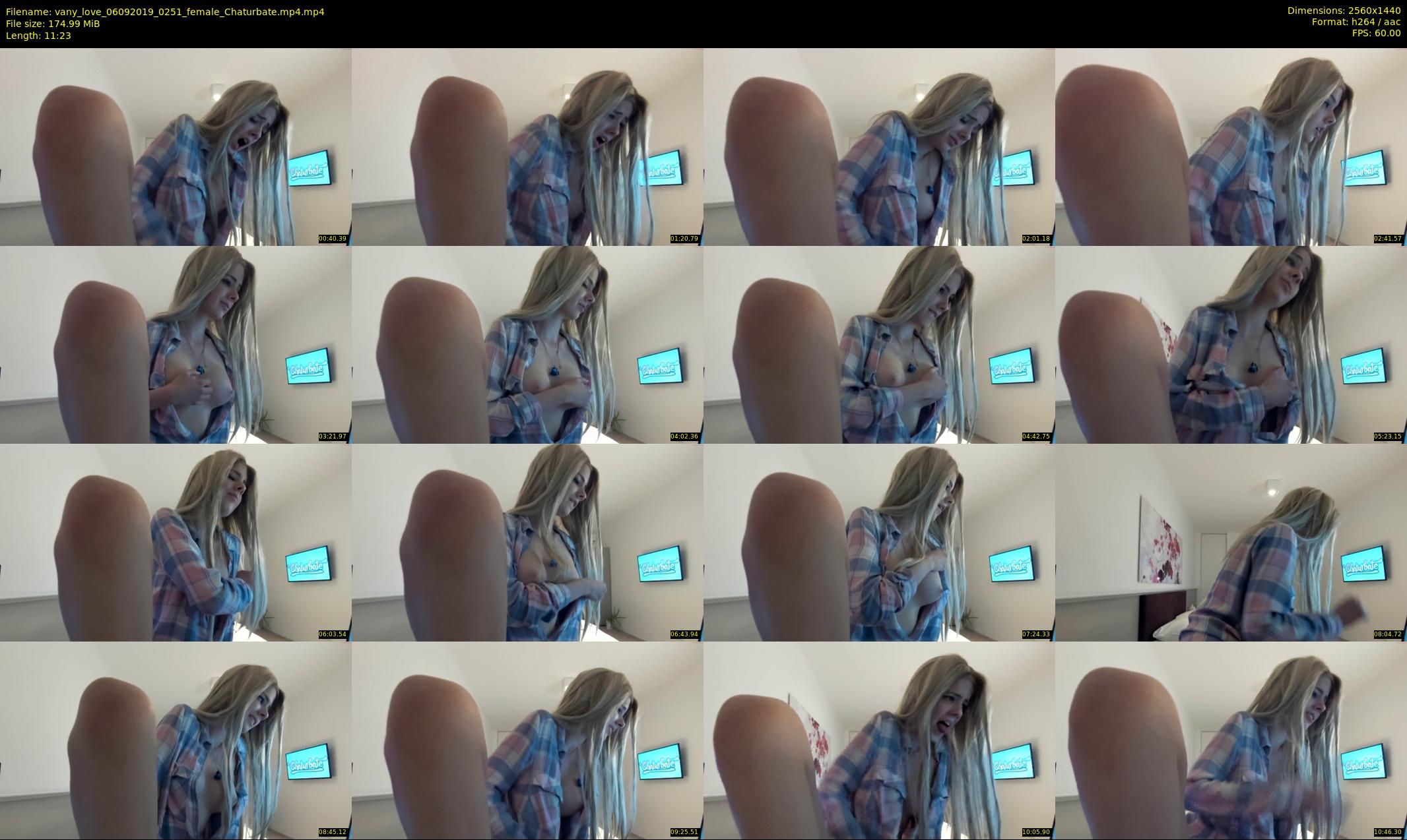 vany_love — 12 minute Chaturbate female cam show recording, 1080p, Sep 6, 2019