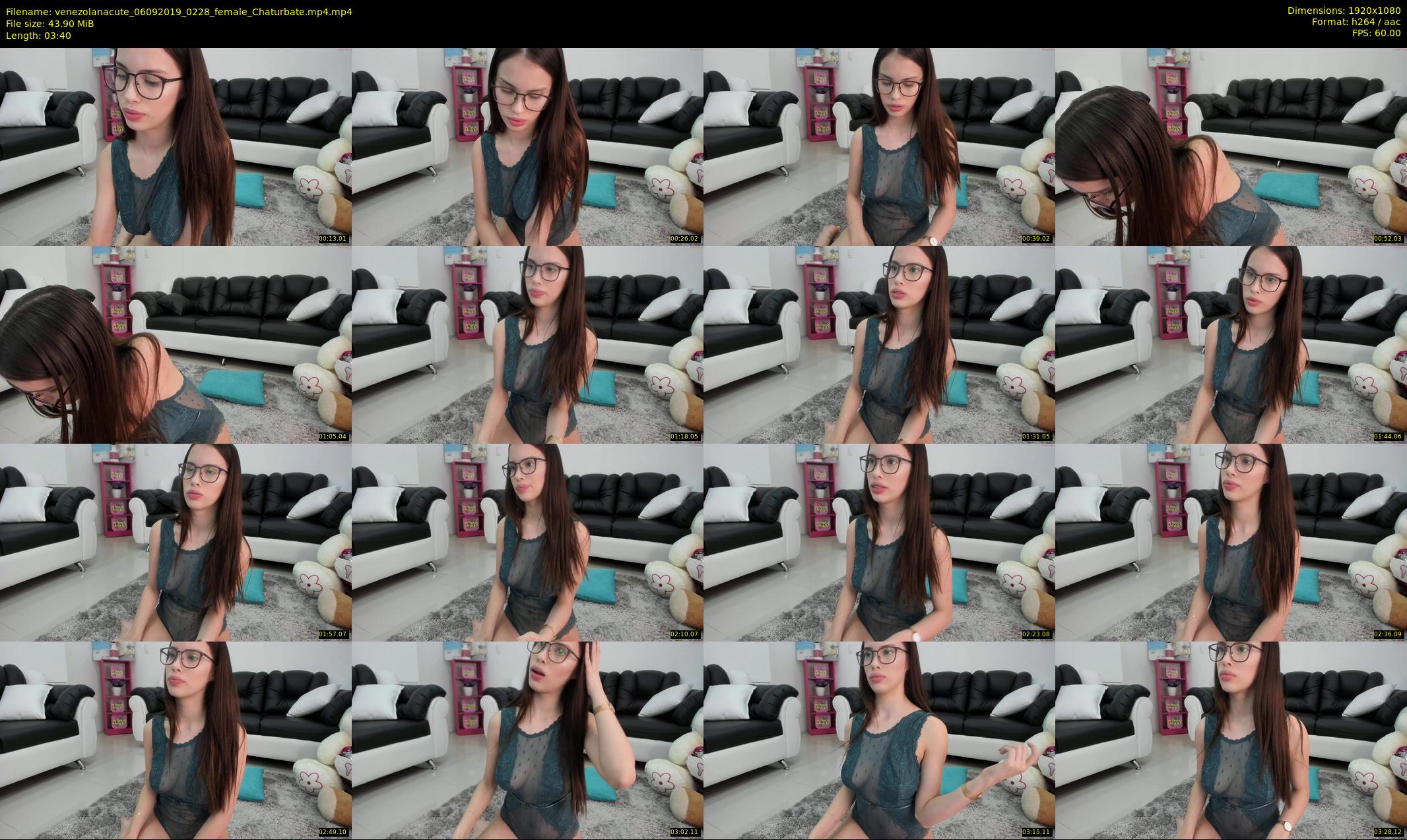 venezolanacute — 4 minute Chaturbate female cam show recording, 1080p, Sep 6, 2019