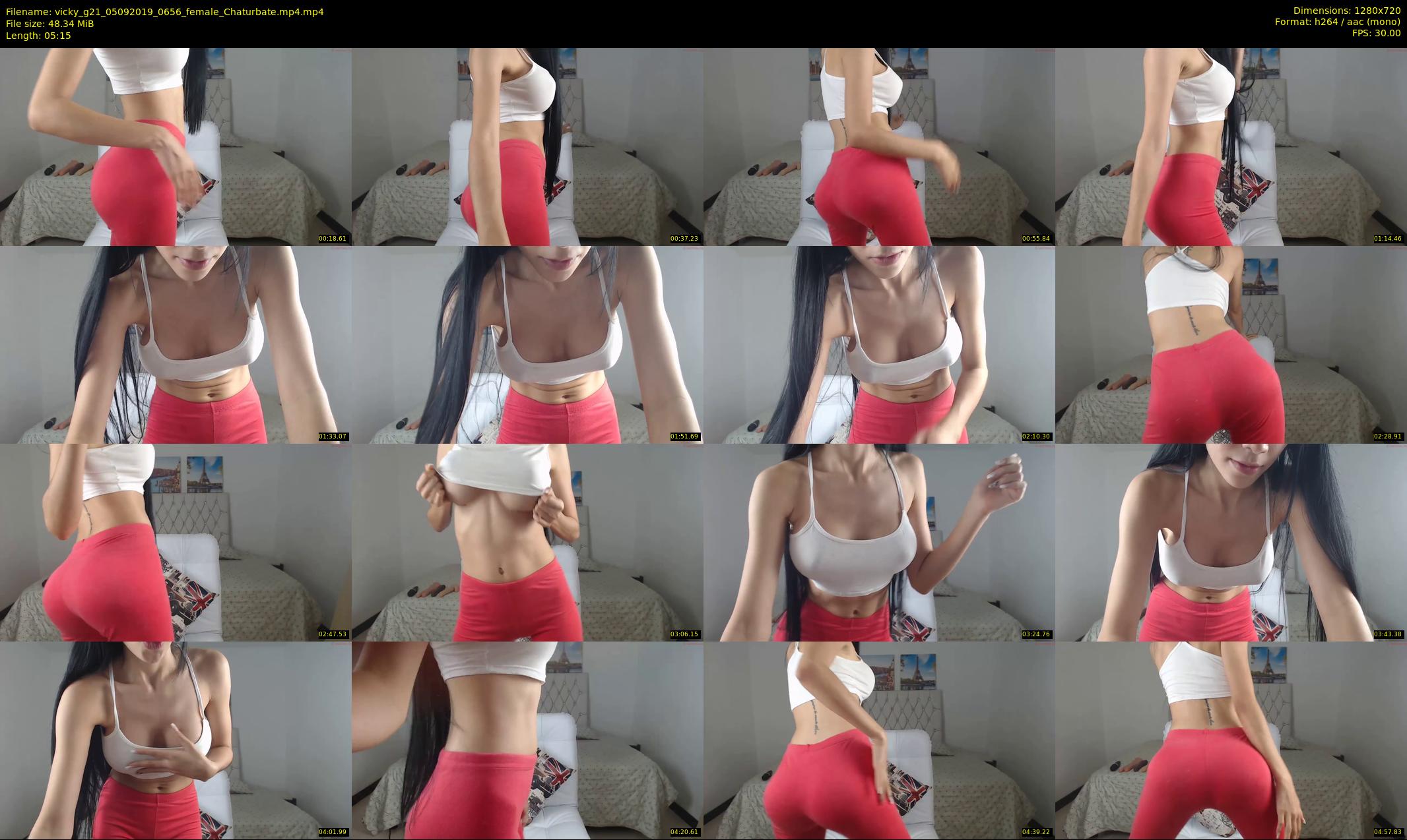 vicky_g21 — 6 minute Chaturbate female cam show recording, 720p, Sep 5, 2019