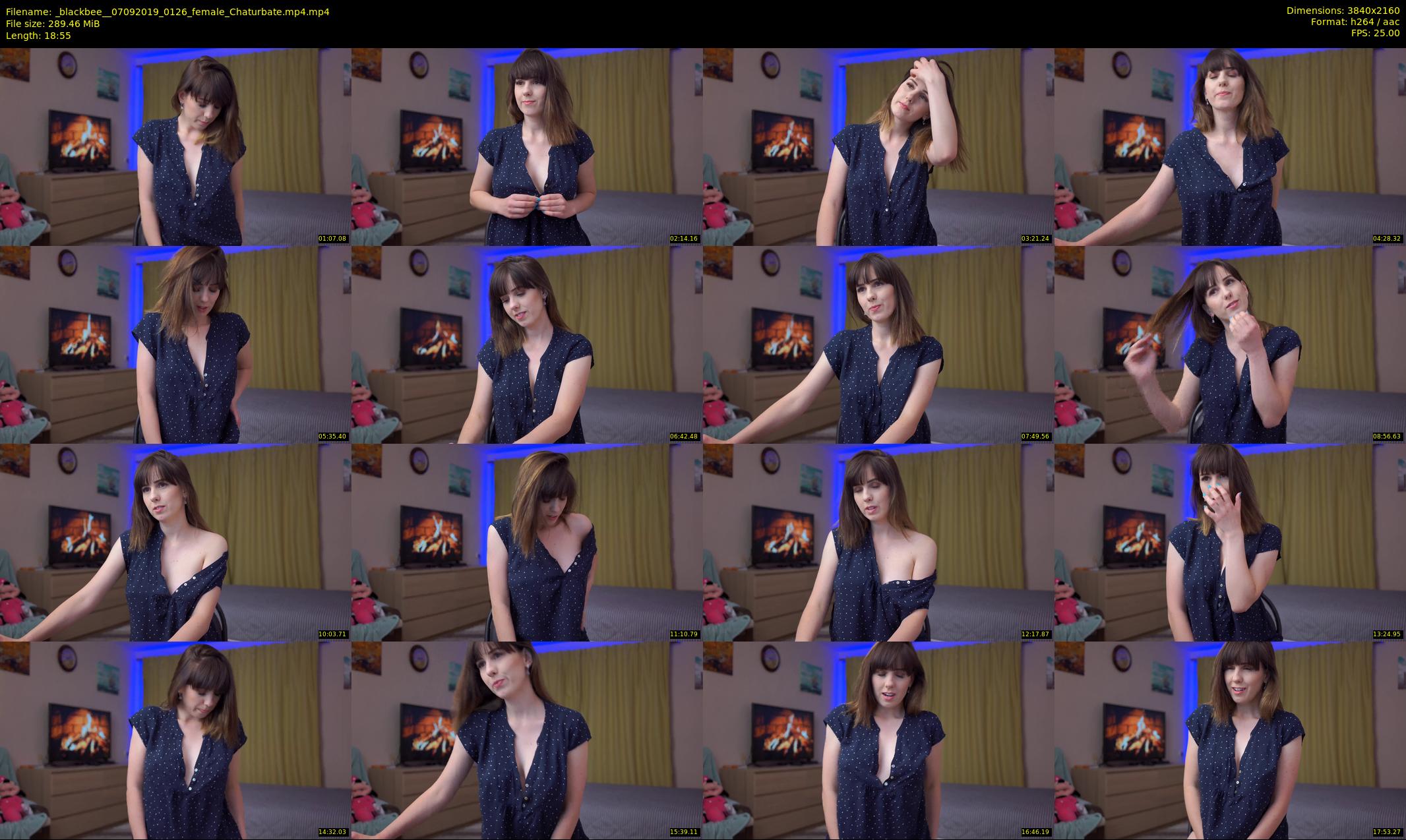 _blackbee_ — 19 minute Chaturbate female cam show recording, 4K, Sep 7, 2019