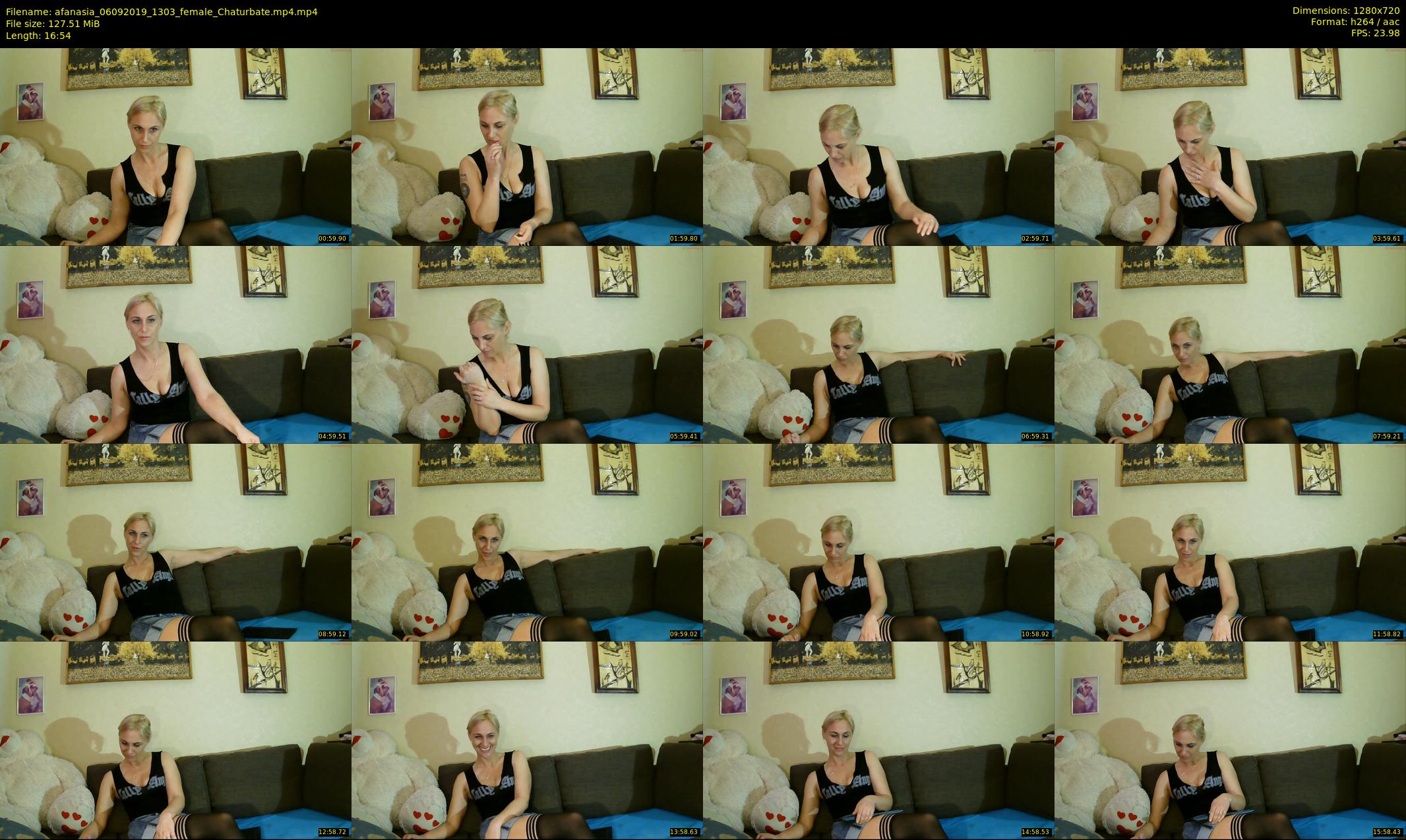 afanasia — 17 minute Chaturbate female cam show recording, 720p, Sep 6, 2019