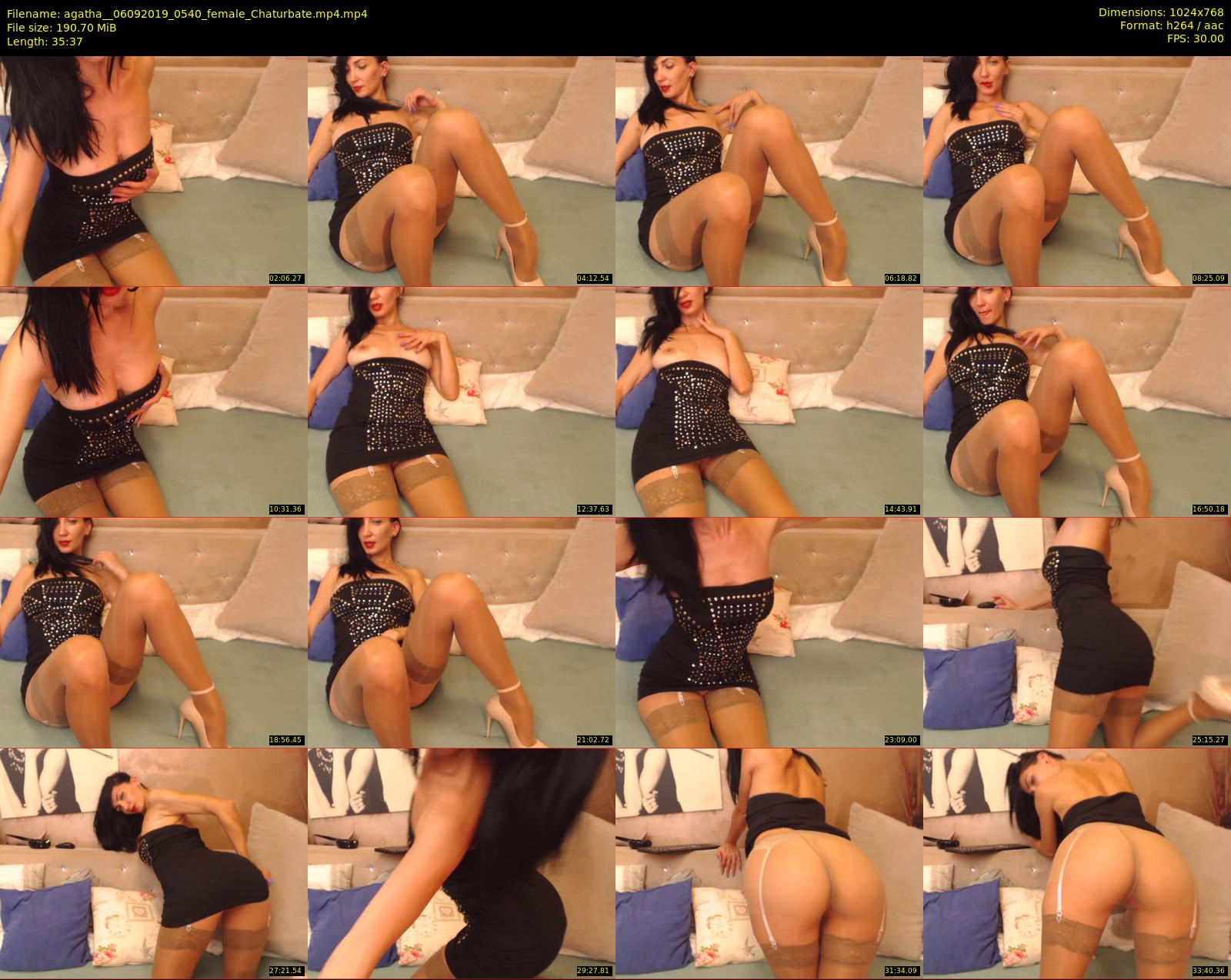 agatha_ — 36 minute Chaturbate female cam show recording, 720p, Sep 6, 2019