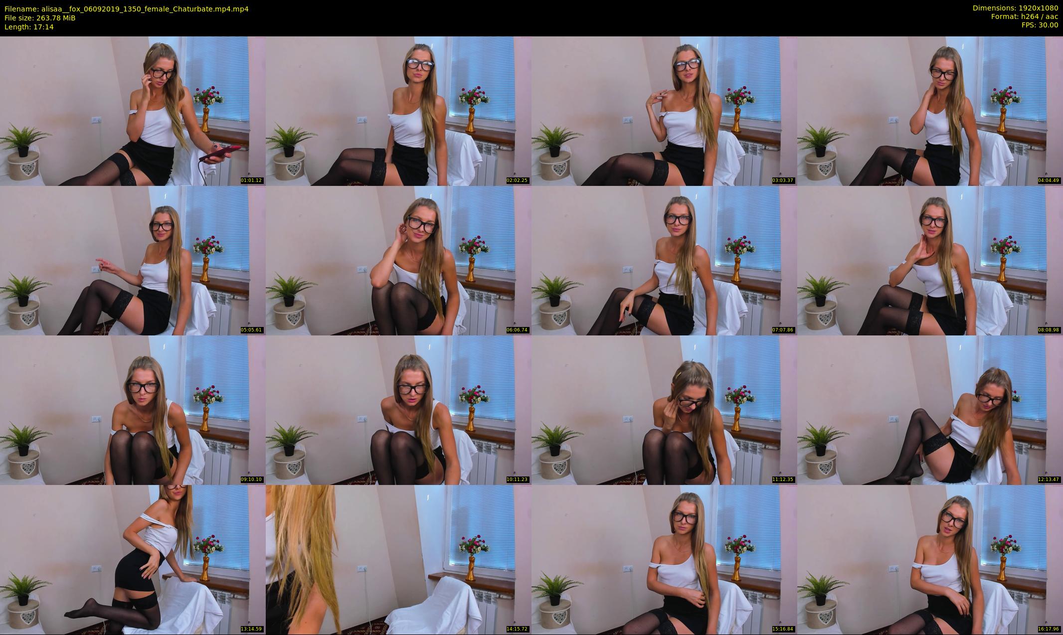 alisaa__fox — 18 minute Chaturbate female cam show recording, 1080p, Sep 6, 2019