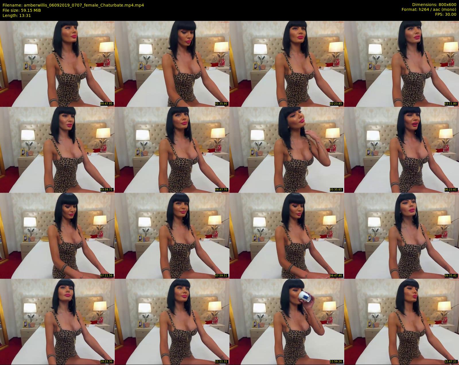 amberwillis — 14 minute Chaturbate female cam show recording, 480p, Sep 6, 2019