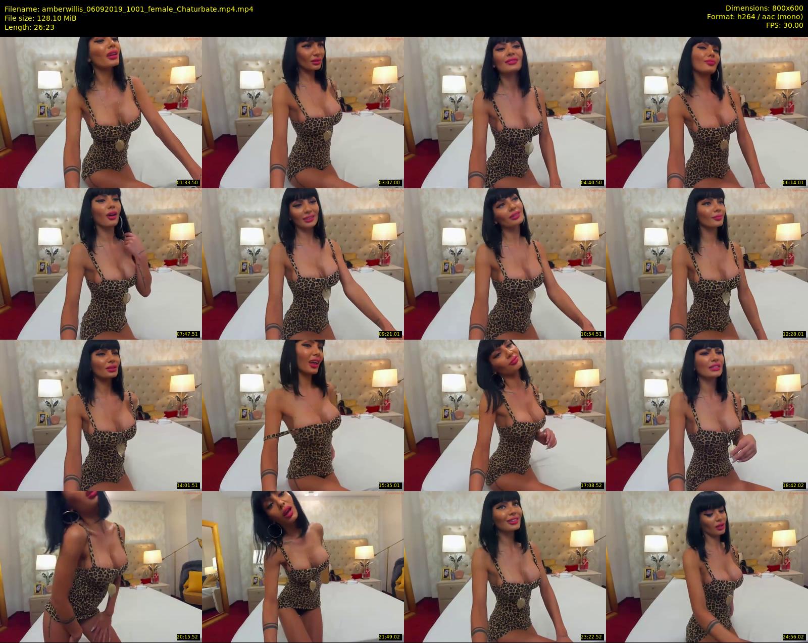 amberwillis — 27 minute Chaturbate female cam show recording, 480p, Sep 6, 2019