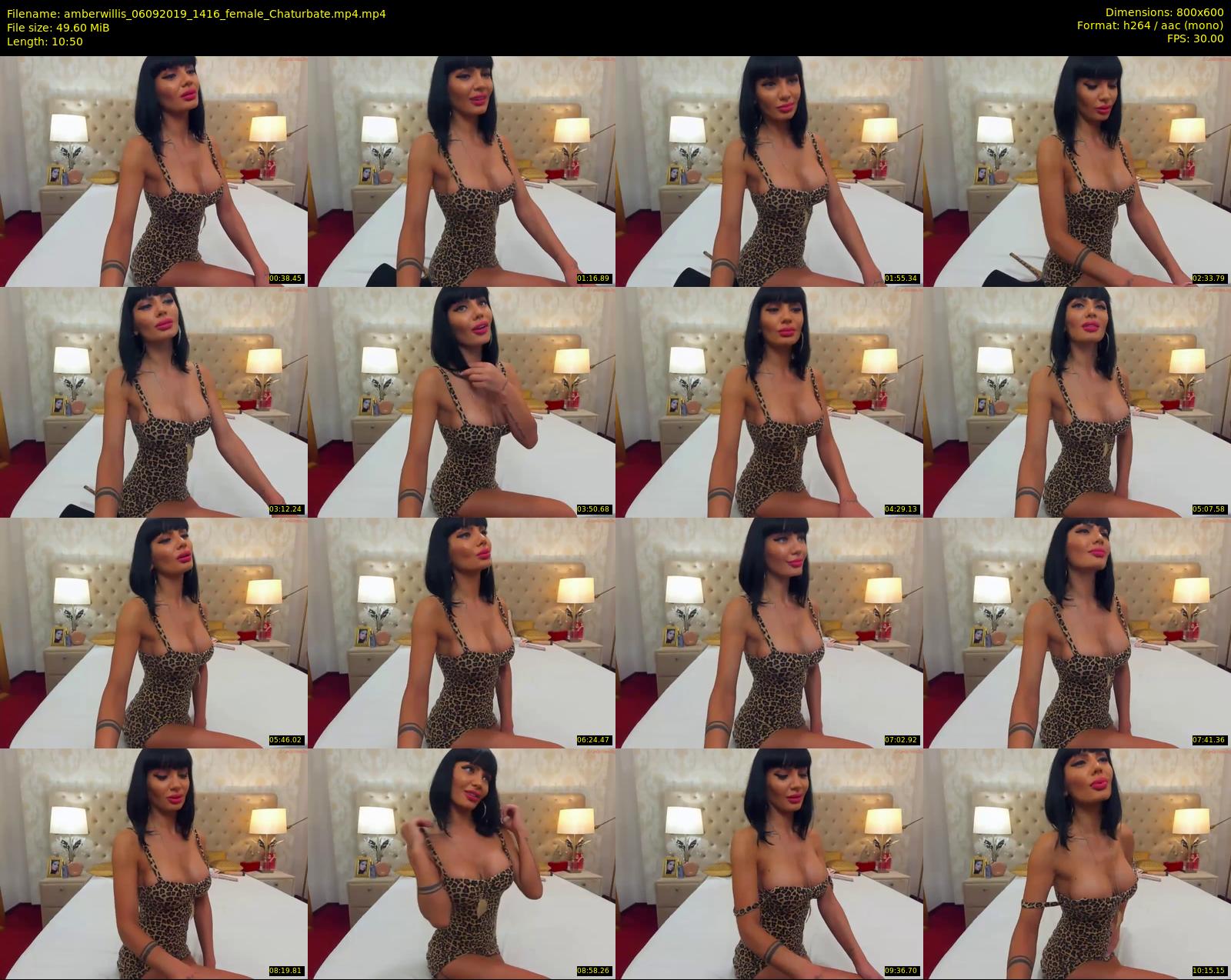 amberwillis — 11 minute Chaturbate female cam show recording, 480p, Sep 6, 2019