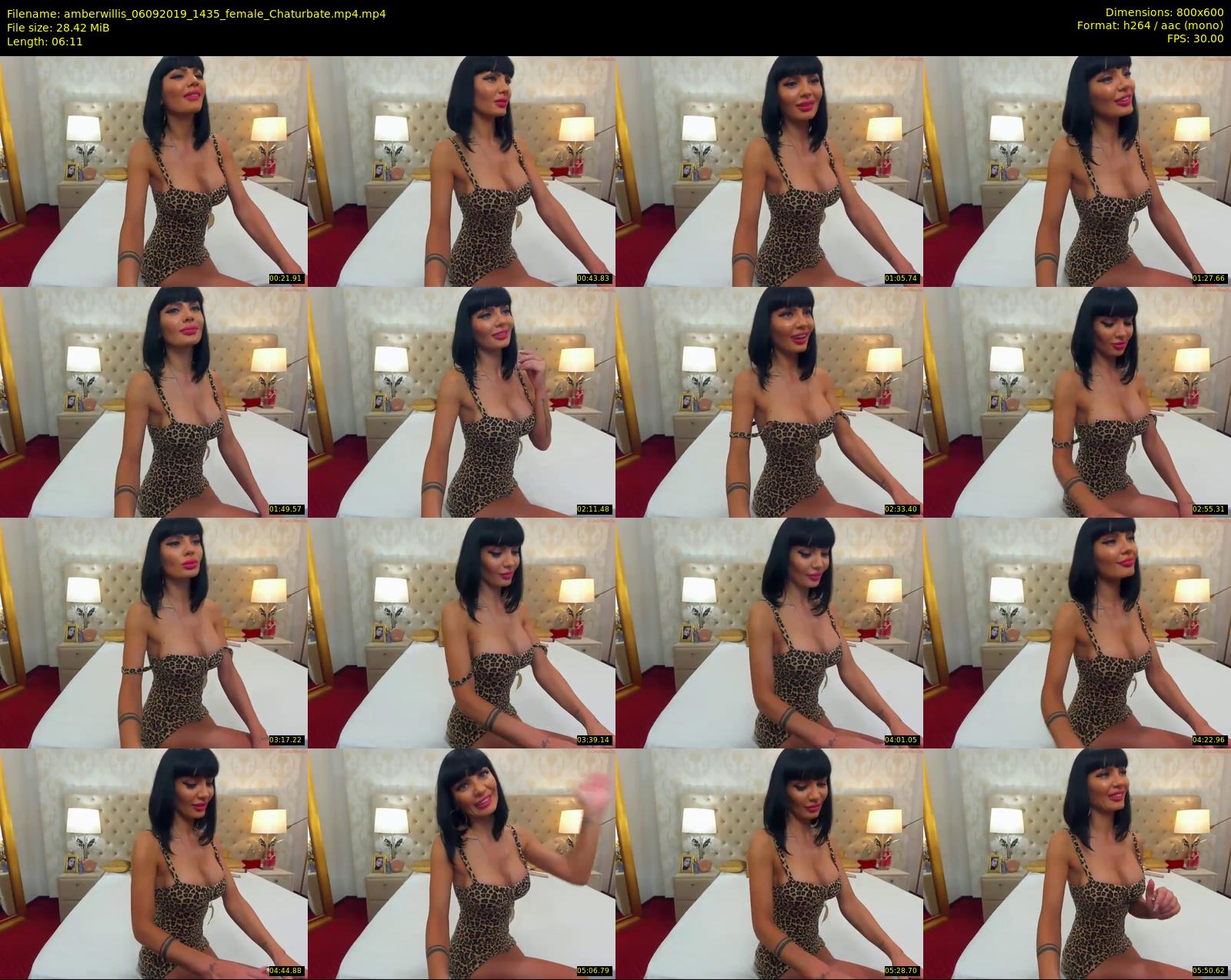 amberwillis — 7 minute Chaturbate female cam show recording, 480p, Sep 6, 2019