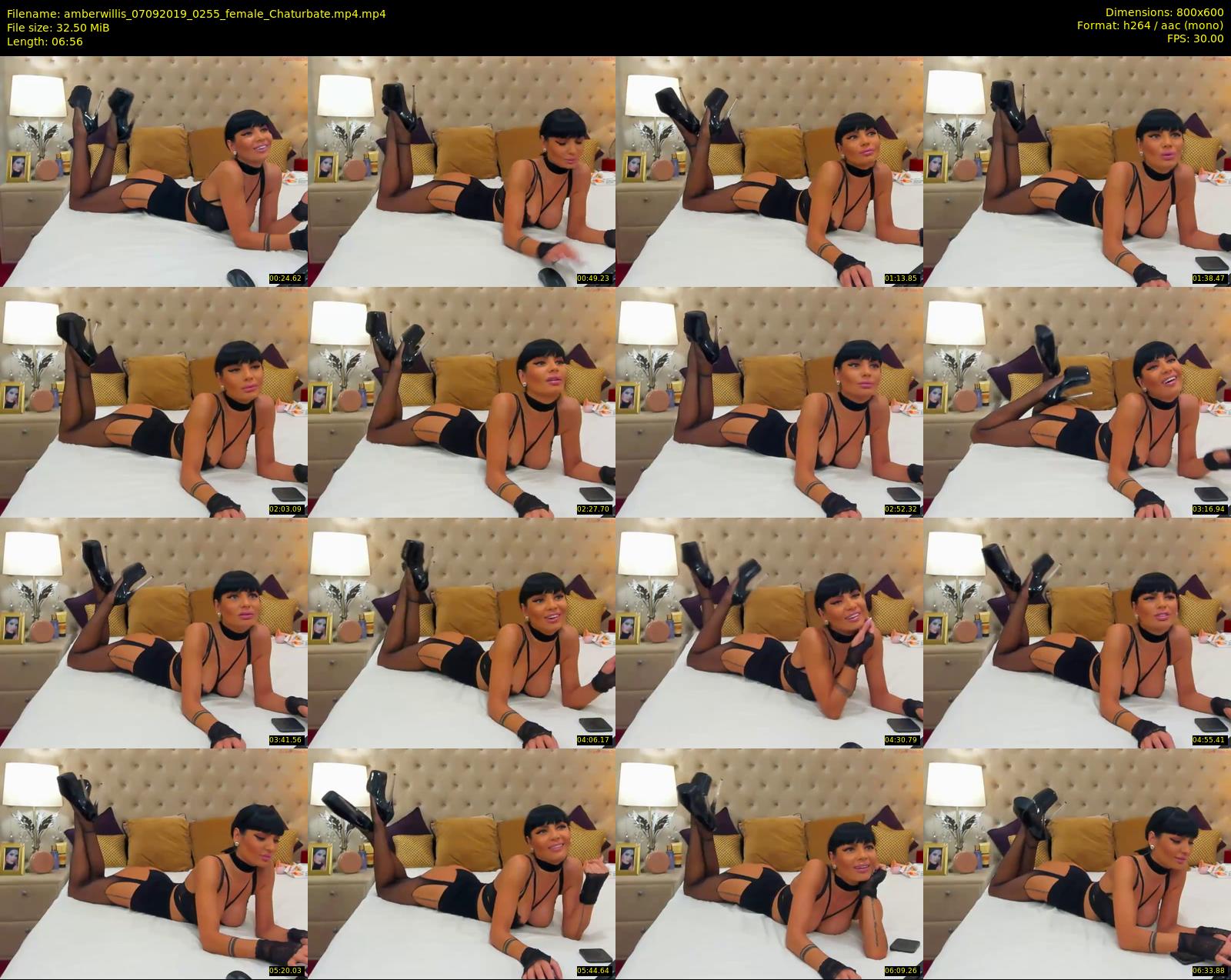 amberwillis — 7 minute Chaturbate female cam show recording, 480p, Sep 7, 2019