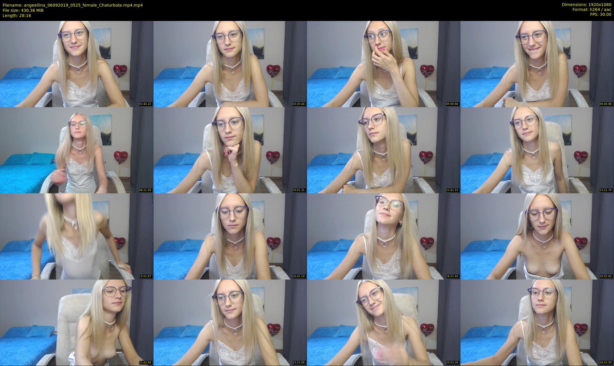 angeellina — 29 minute Chaturbate female cam show recording, 1080p, Sep 6, 2019
