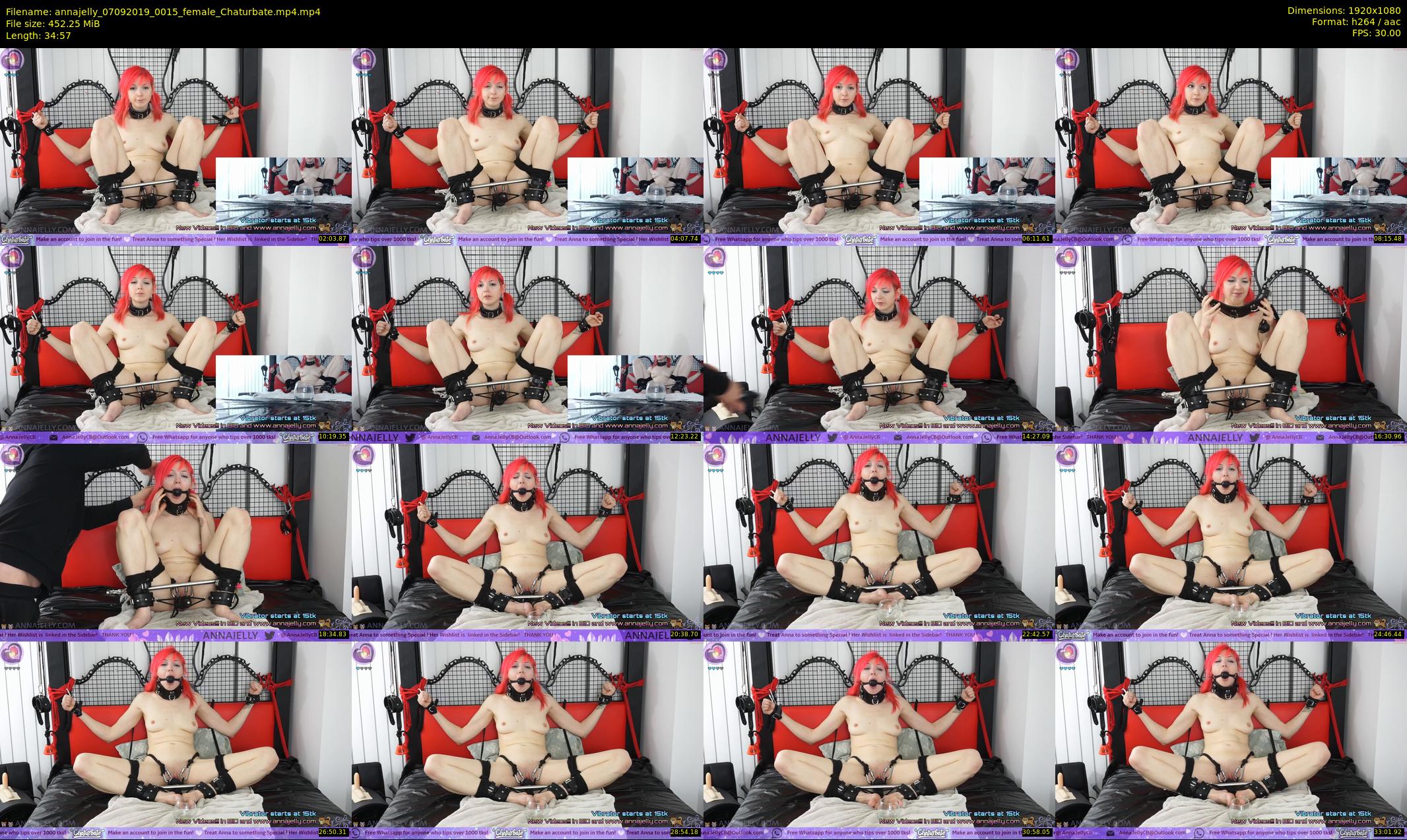 annajelly — 35 minute Chaturbate couple cam show recording, 1080p, Sep 7, 2019