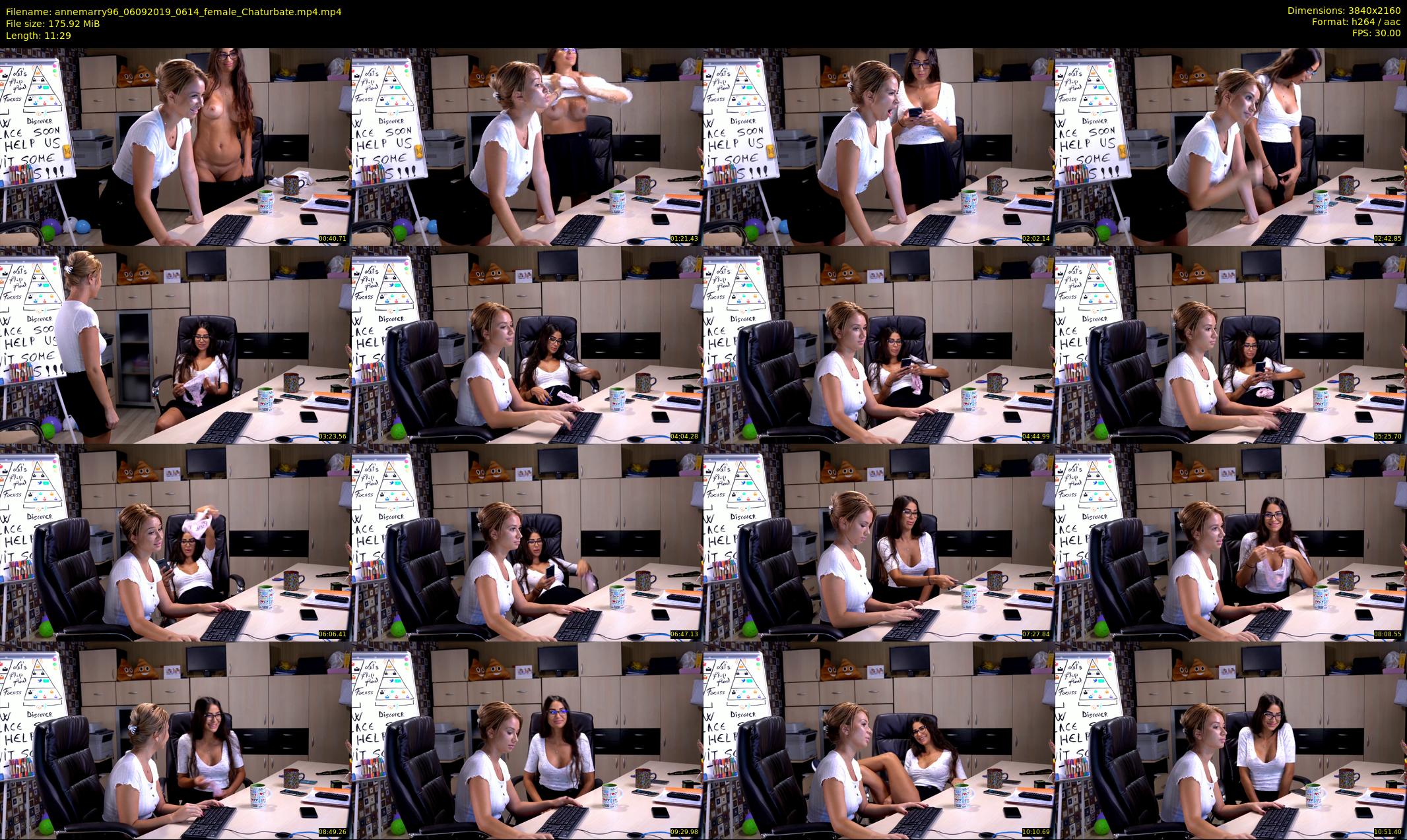 annemarry96 — 12 minute Chaturbate female cam show recording, 4K, Sep 6, 2019