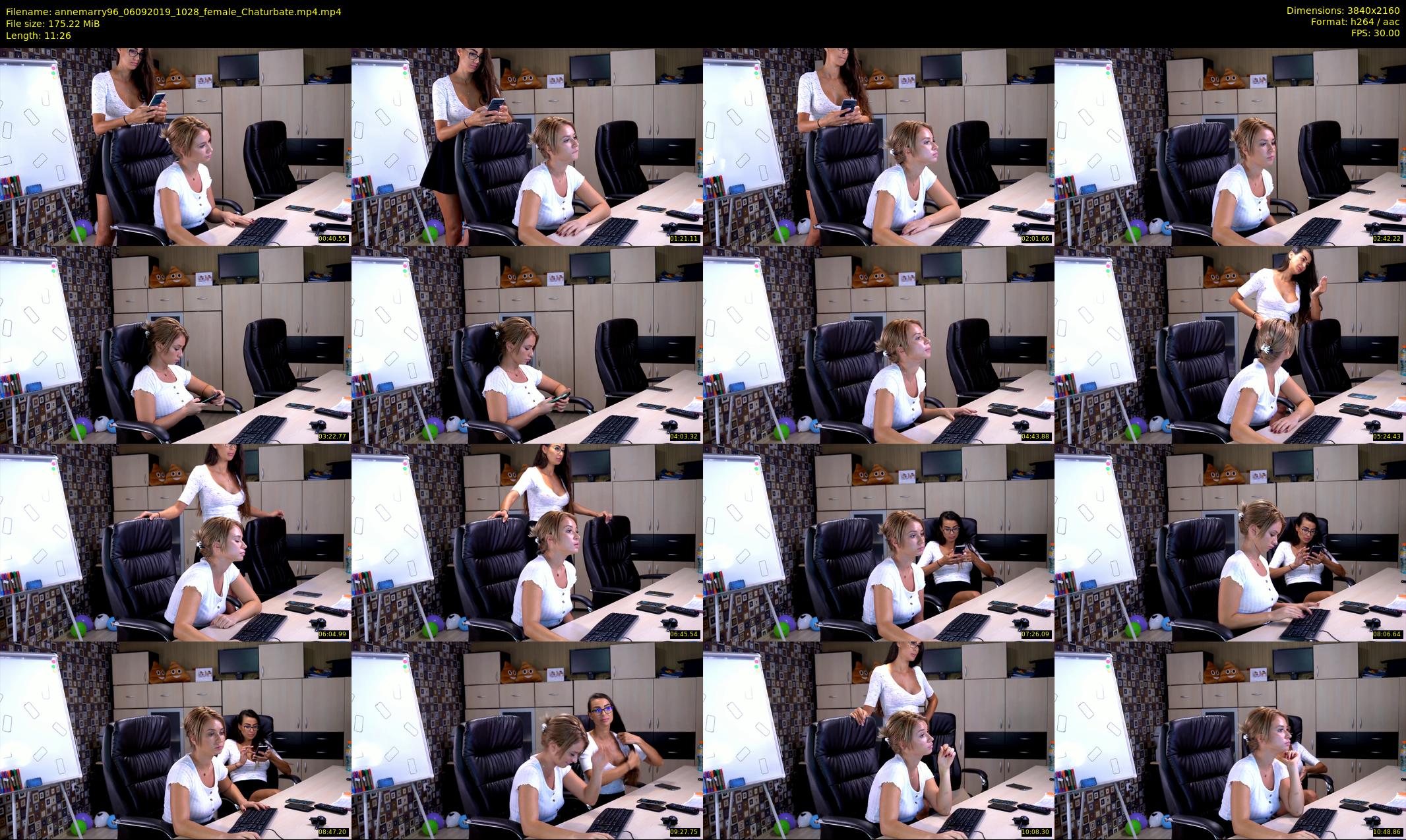 annemarry96 — 12 minute Chaturbate female cam show recording, 4K, Sep 6, 2019