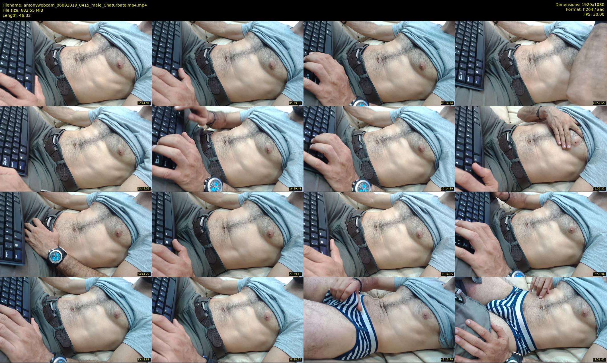 antonywebcam — 47 minute Chaturbate male cam show recording, 1080p, Sep 6, 2019