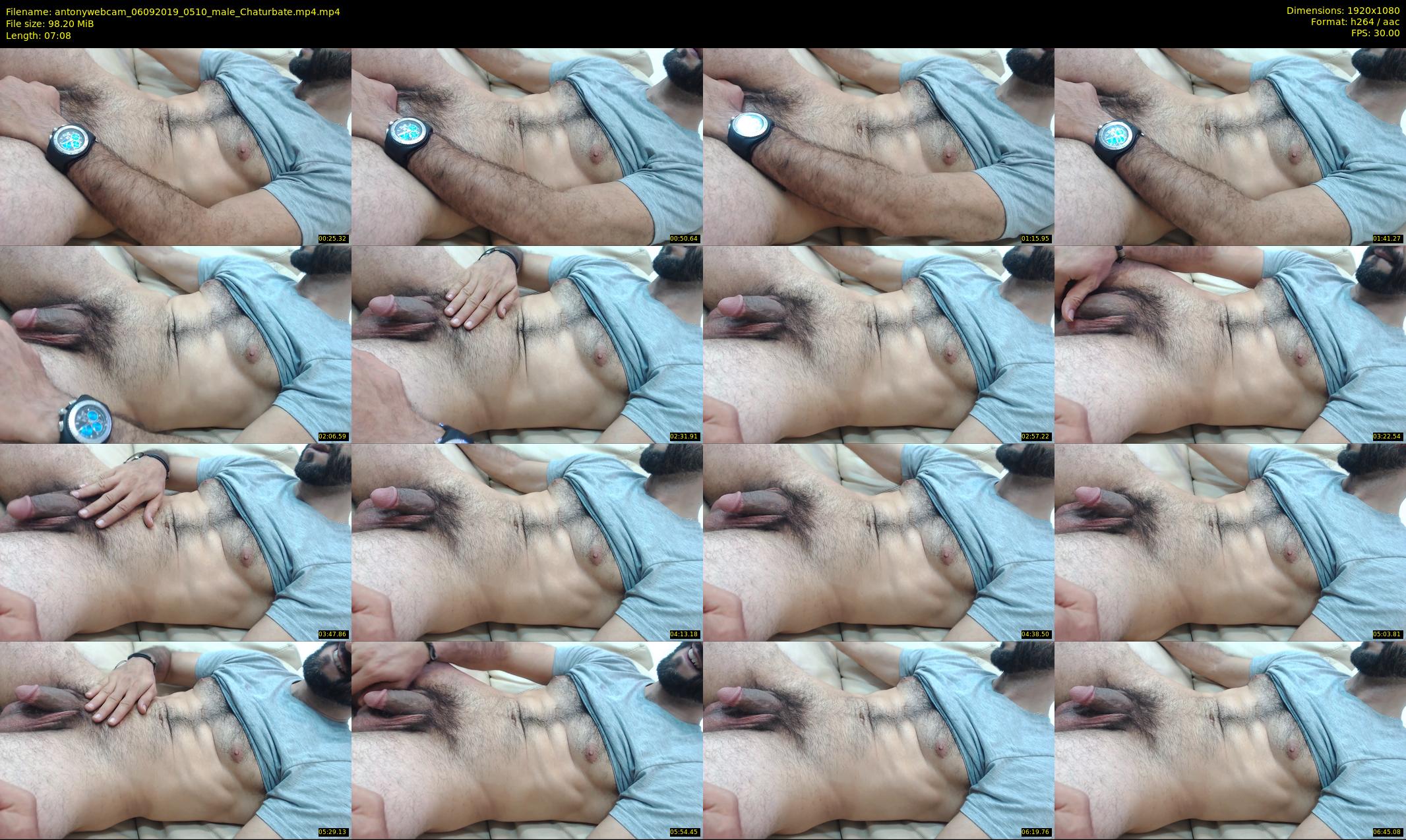 antonywebcam — 8 minute Chaturbate male cam show recording, 1080p, Sep 6, 2019