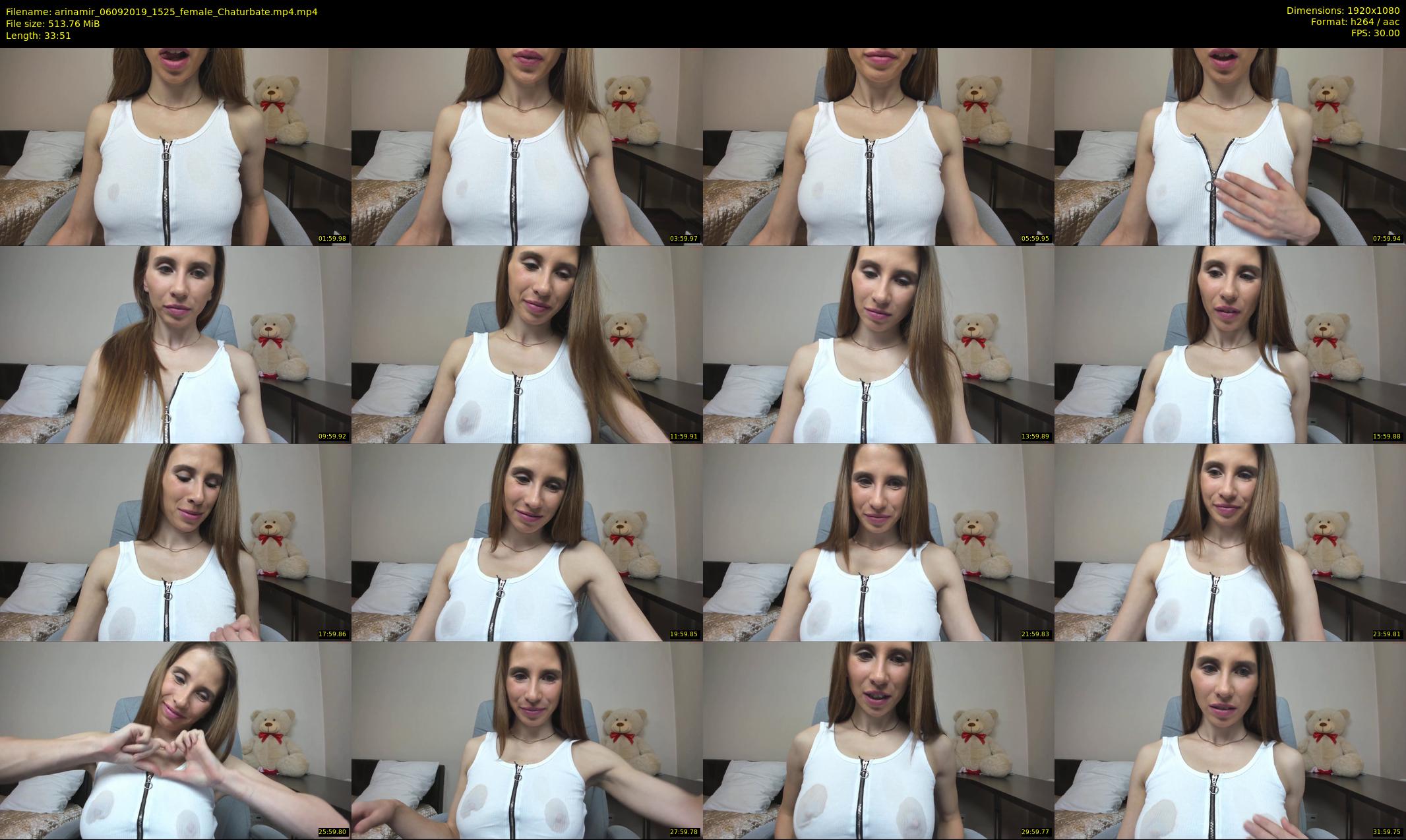 arinamir — 34 minute Chaturbate female cam show recording, 1080p, Sep 6, 2019